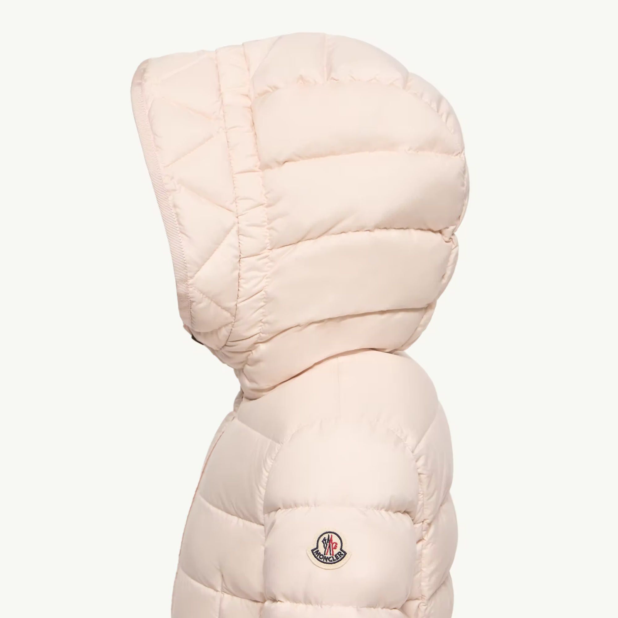 Girls Light Pink "AVOCE" Padded Down Jacket