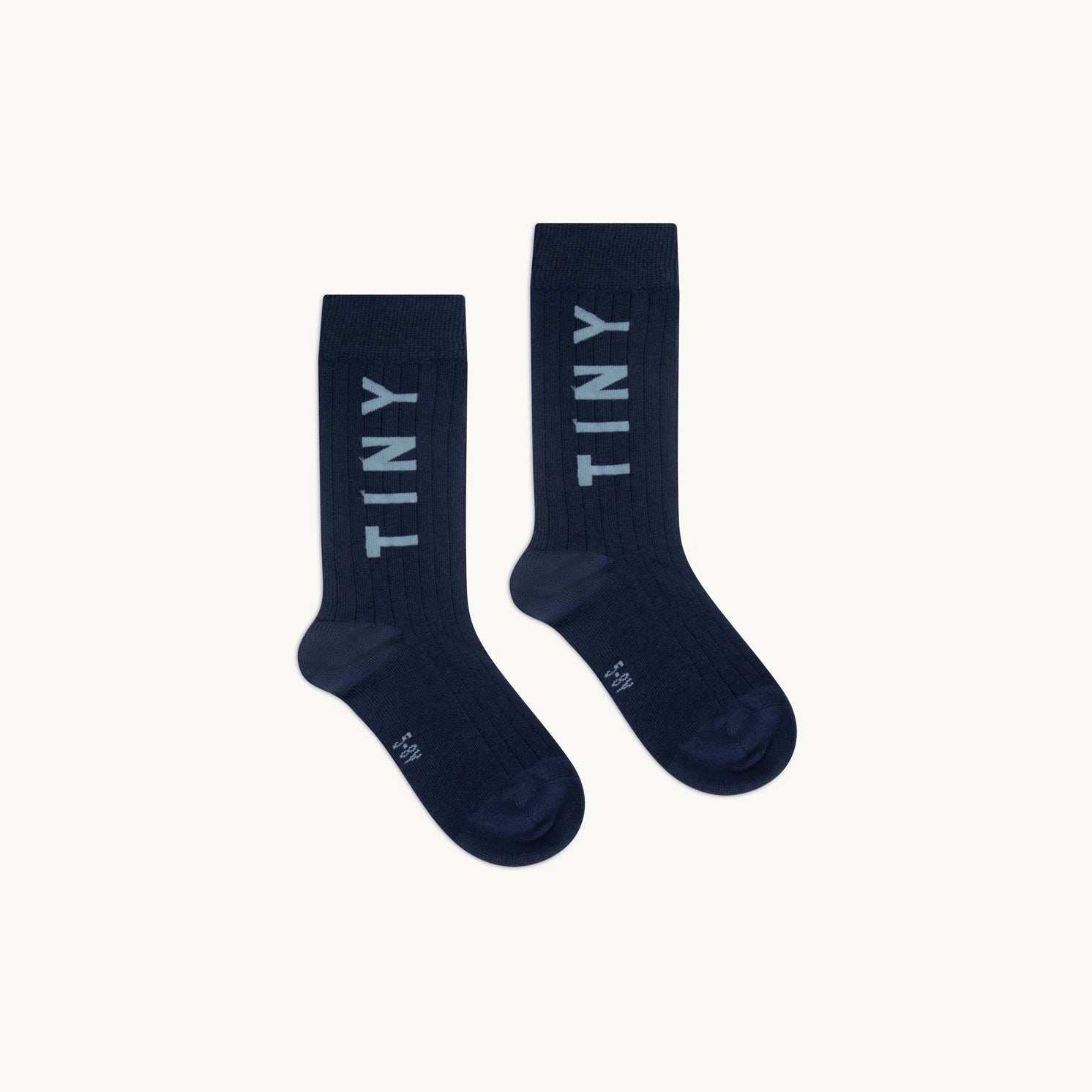 Boys & Girls Navy Logo Cotton Socks