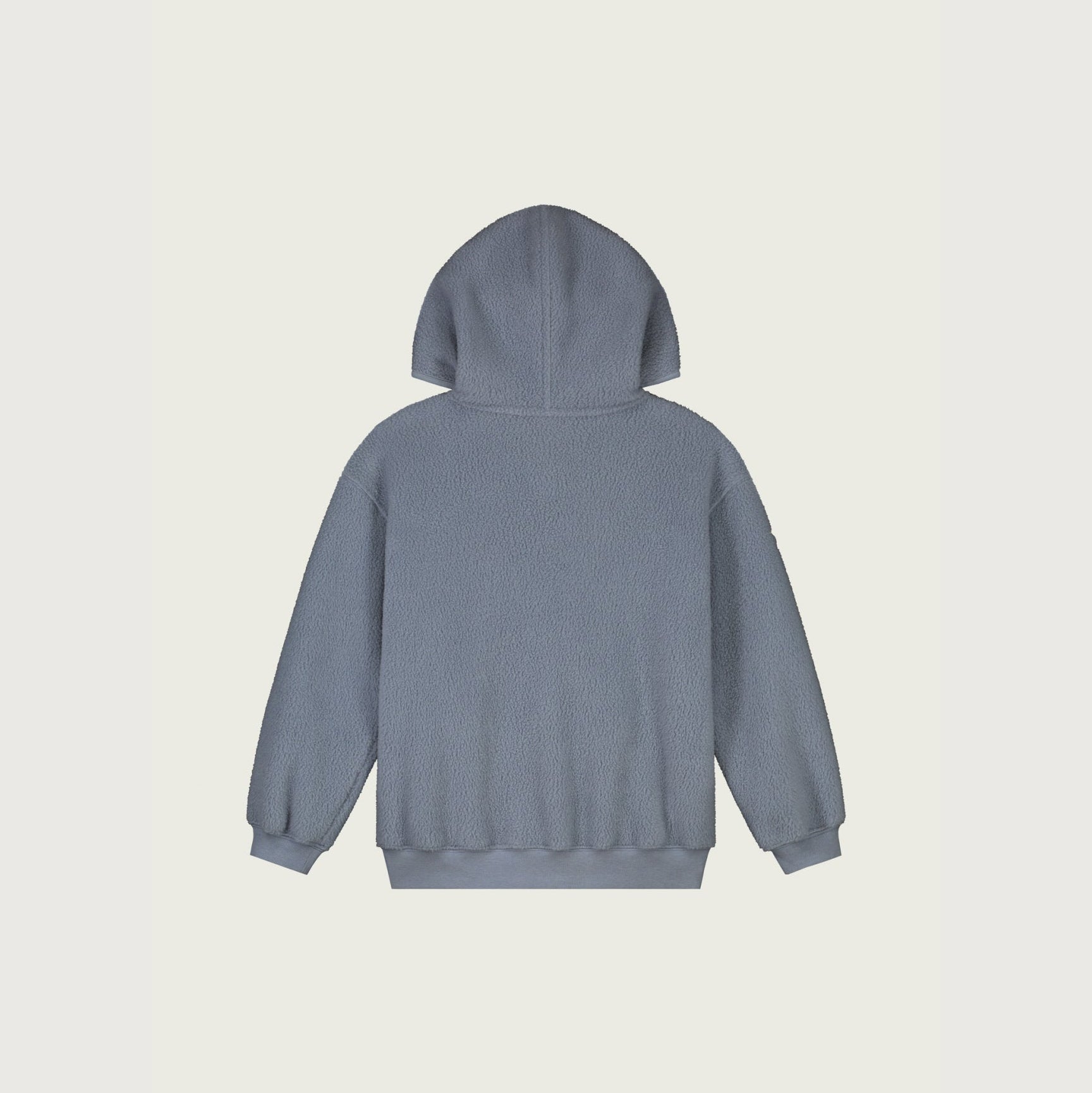 Boys & Girls Grey Blue Fleece Hooded Top