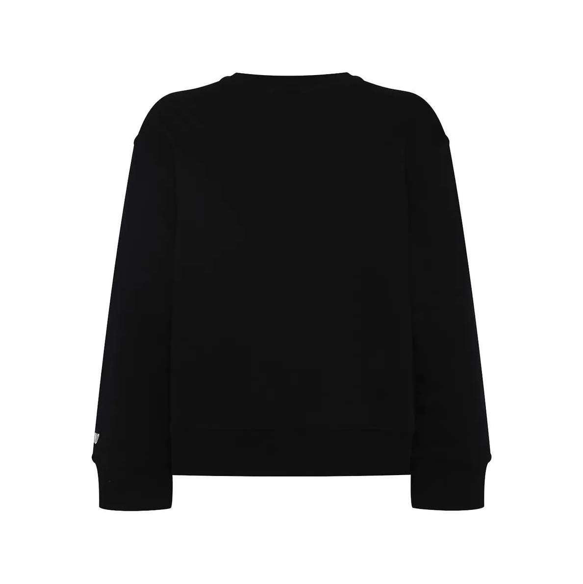 Boys & Girls Black Smile Cotton Sweatshirt