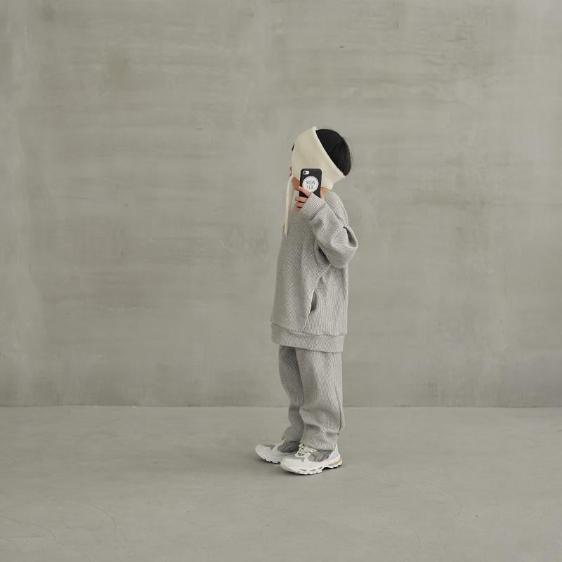 Boys & Girls Grey Cotton Sweatshirt
