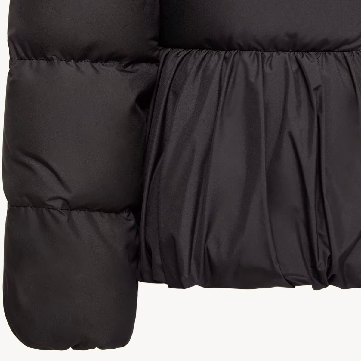 Girls Black "ELIZAVETA" Padded Down Jacket