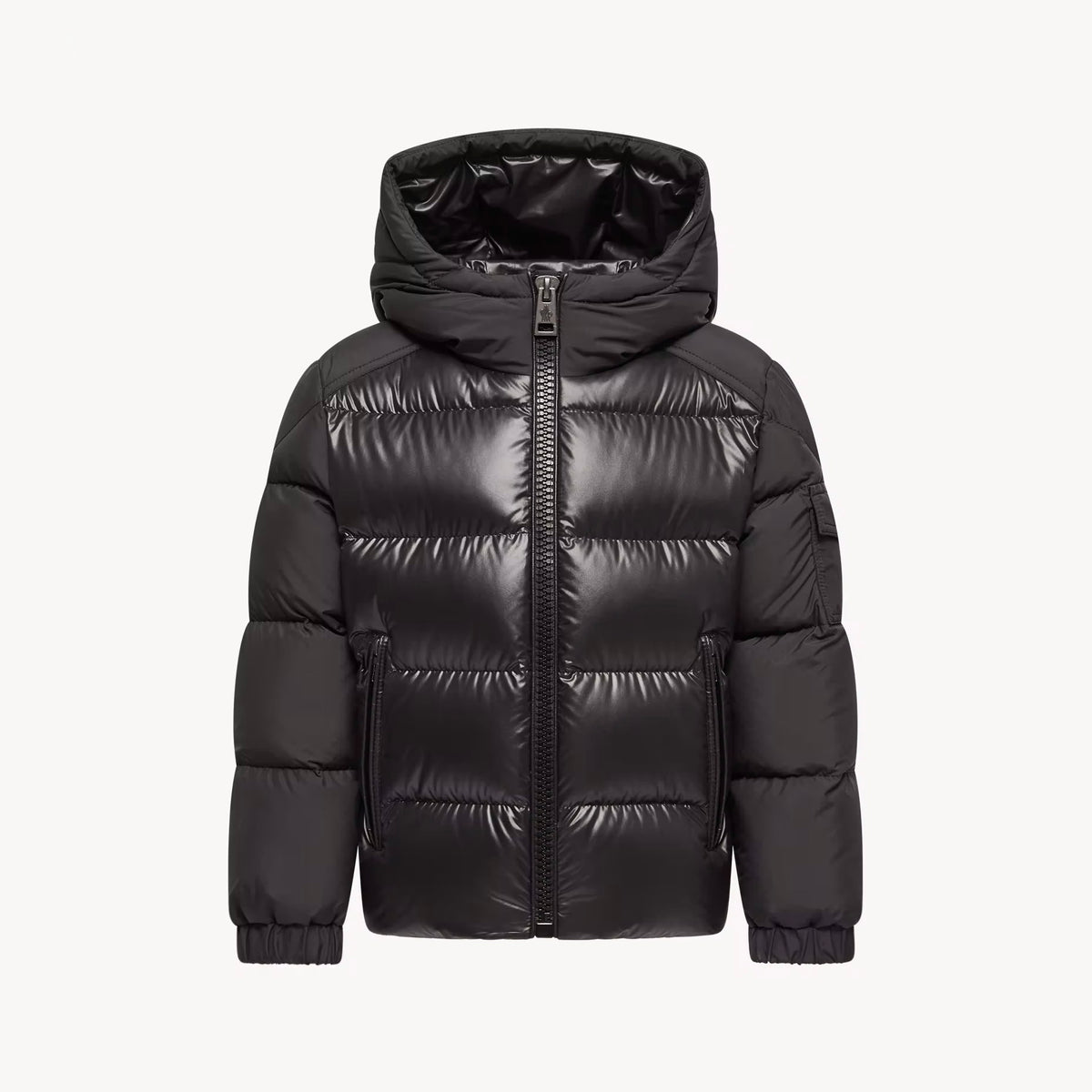 Boys Black "HYOSERIS" Padded Down Jacket