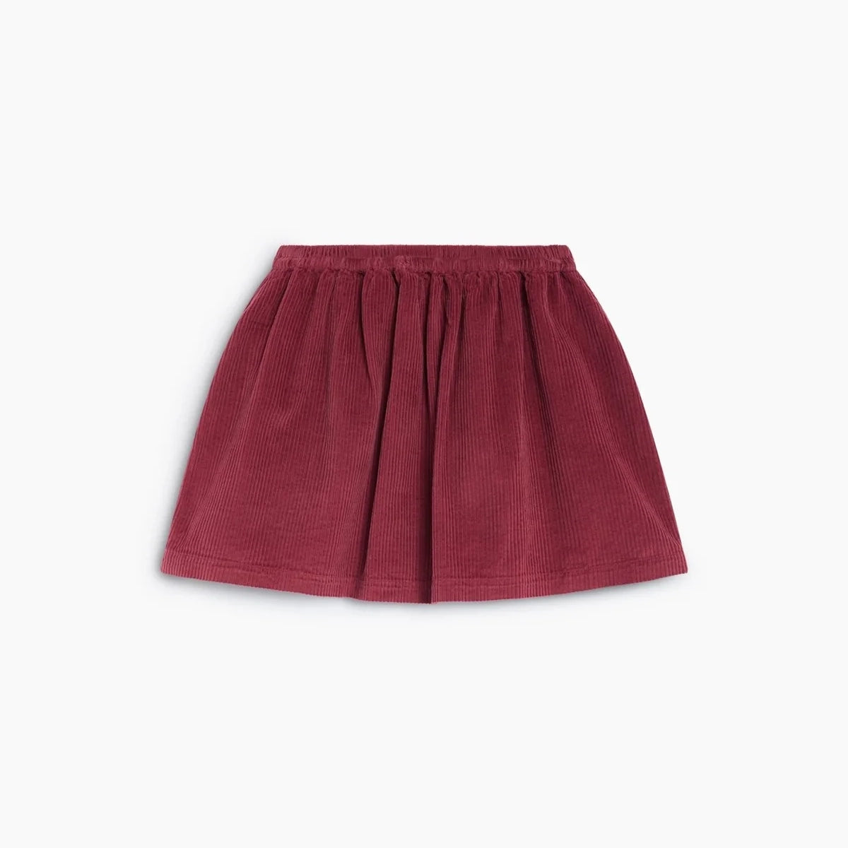 Girls Red Corduroy Skirt