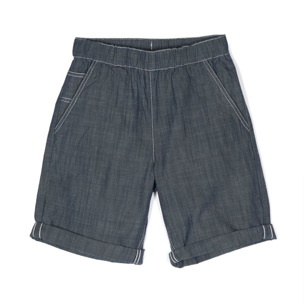 Boys Blue Cotton Shorts