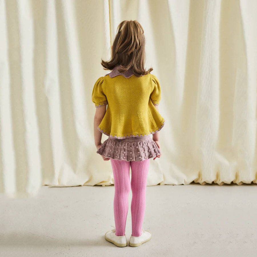 Girls Light Purple Popcorn Skirt