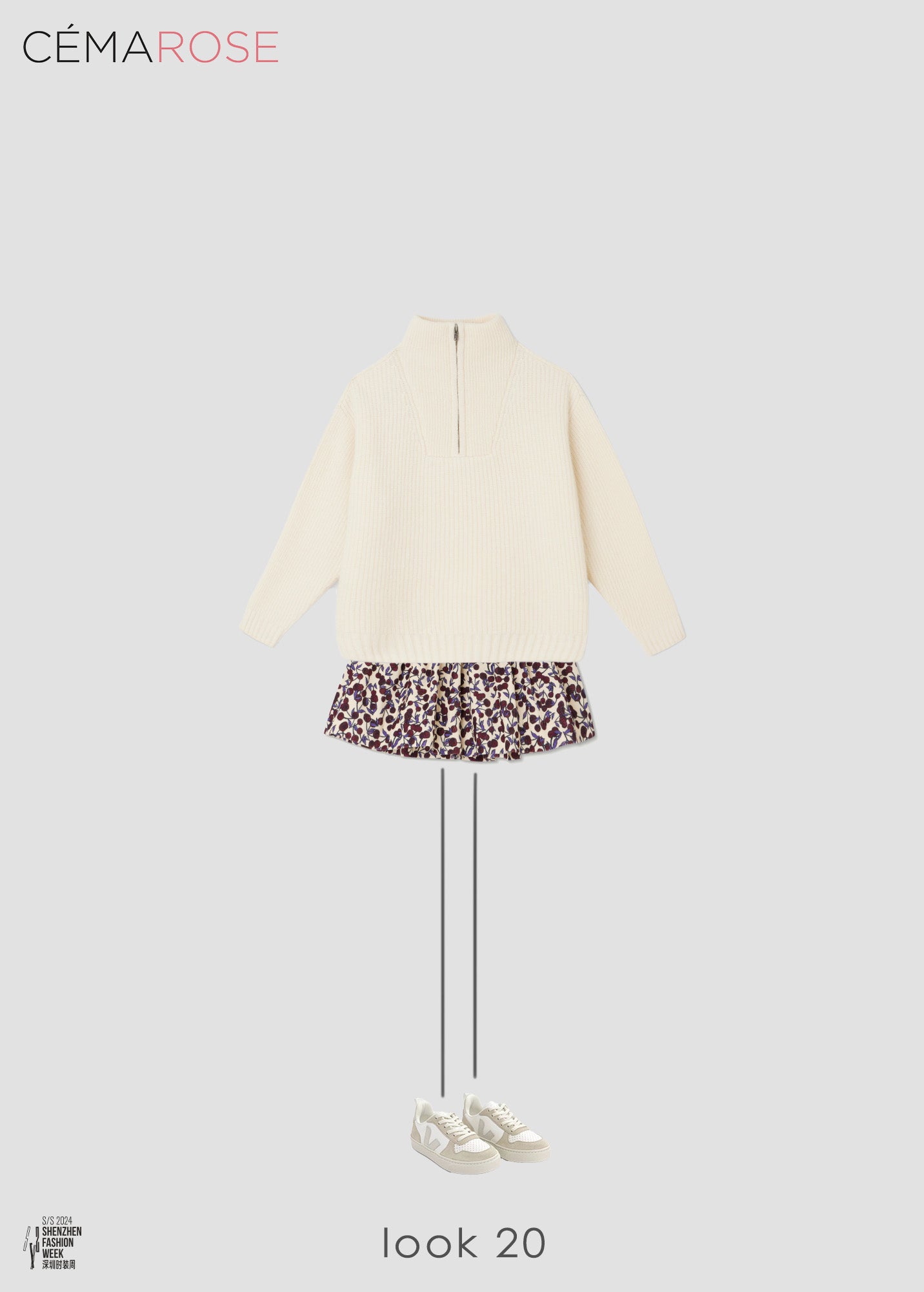 Boys & Girls White Wool Sweater