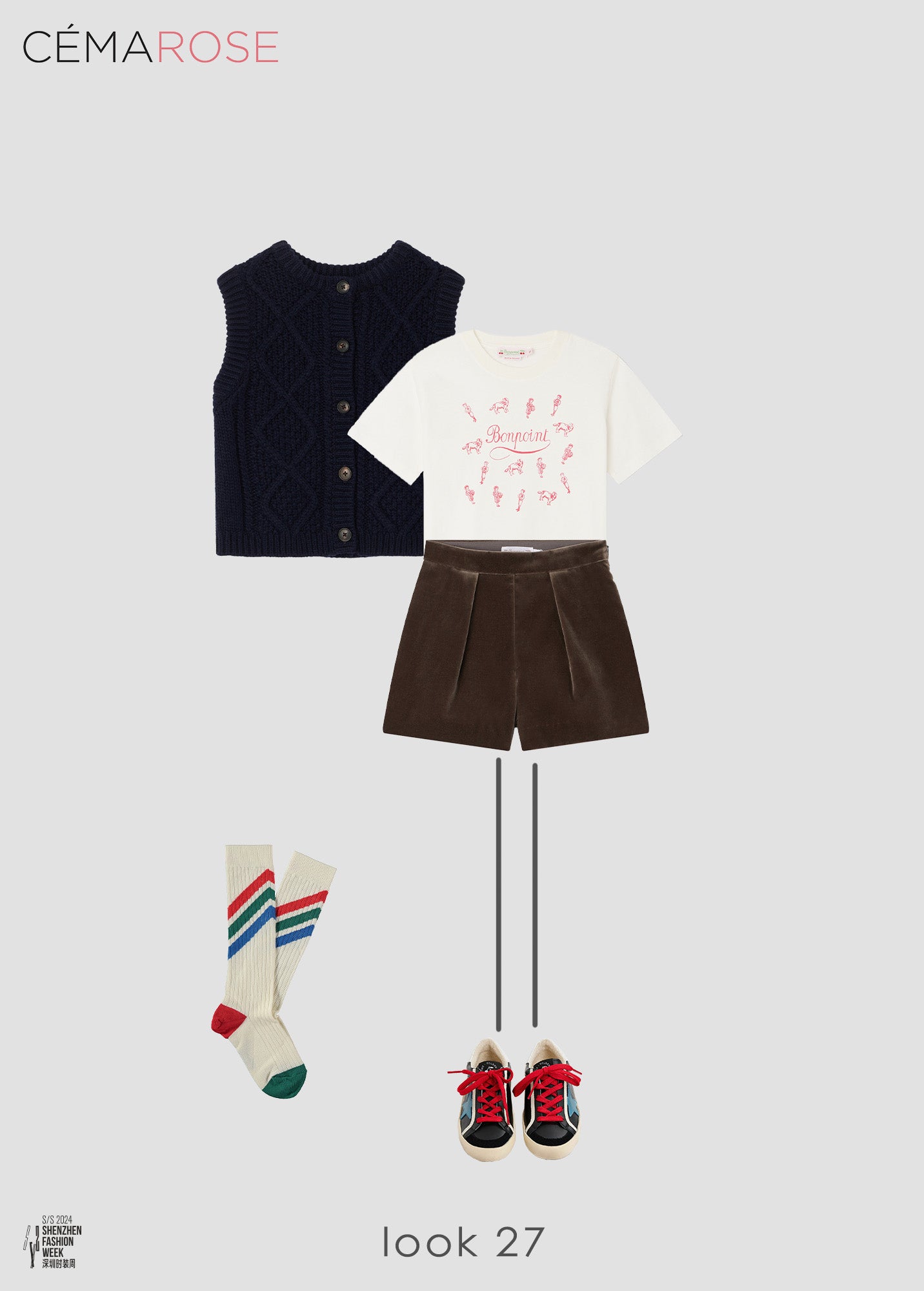 Boys & Girls White Stripes Cotton Socks