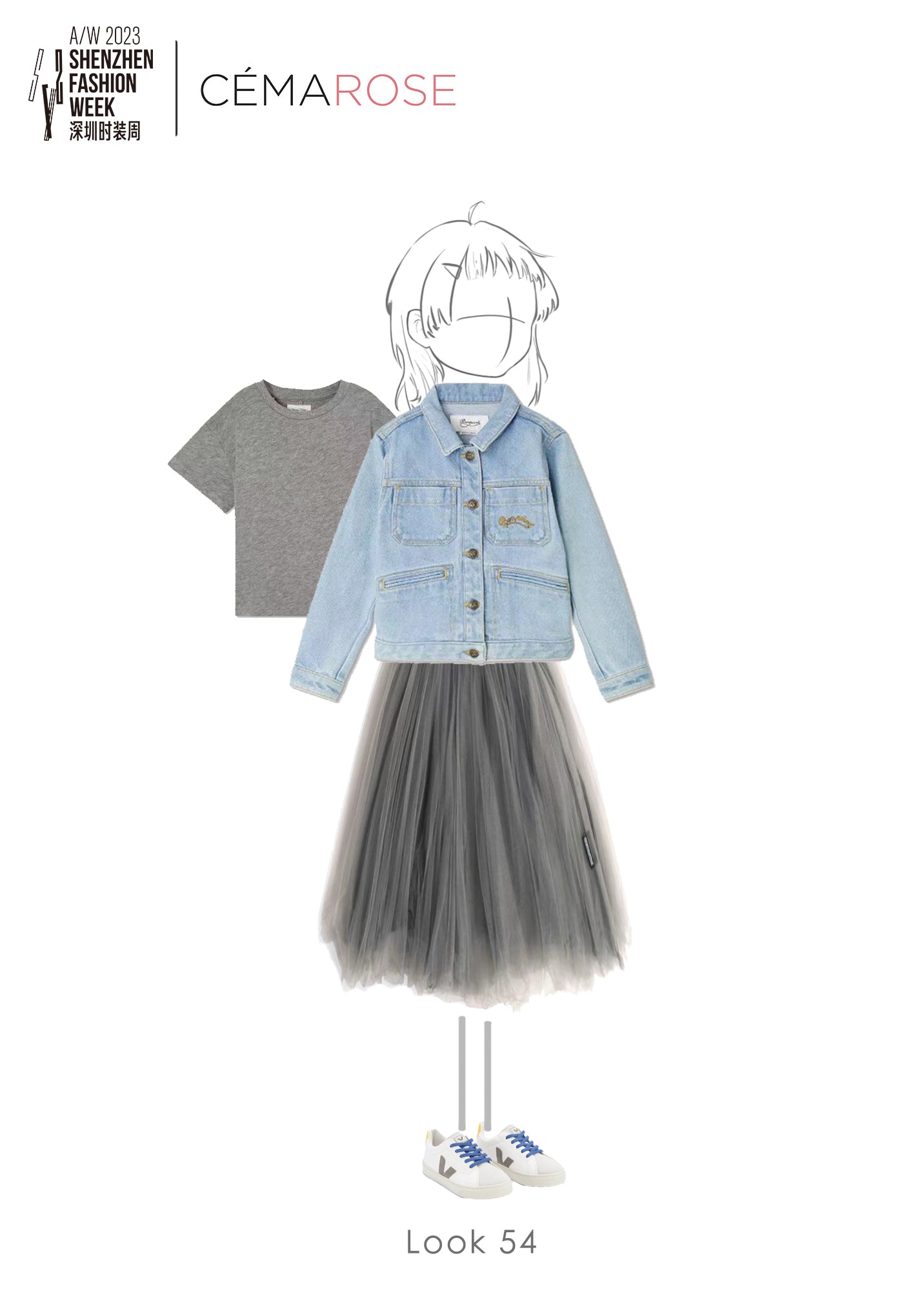 Girls Blue Denim Jacket