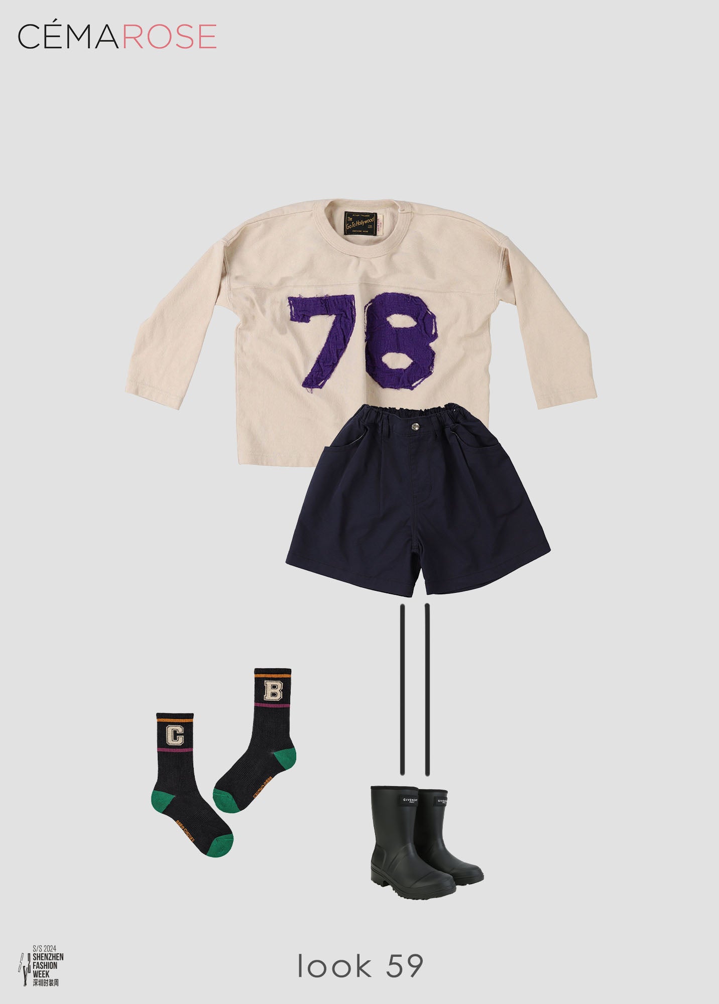 Boys & Girls Dark Grey Cotton Socks