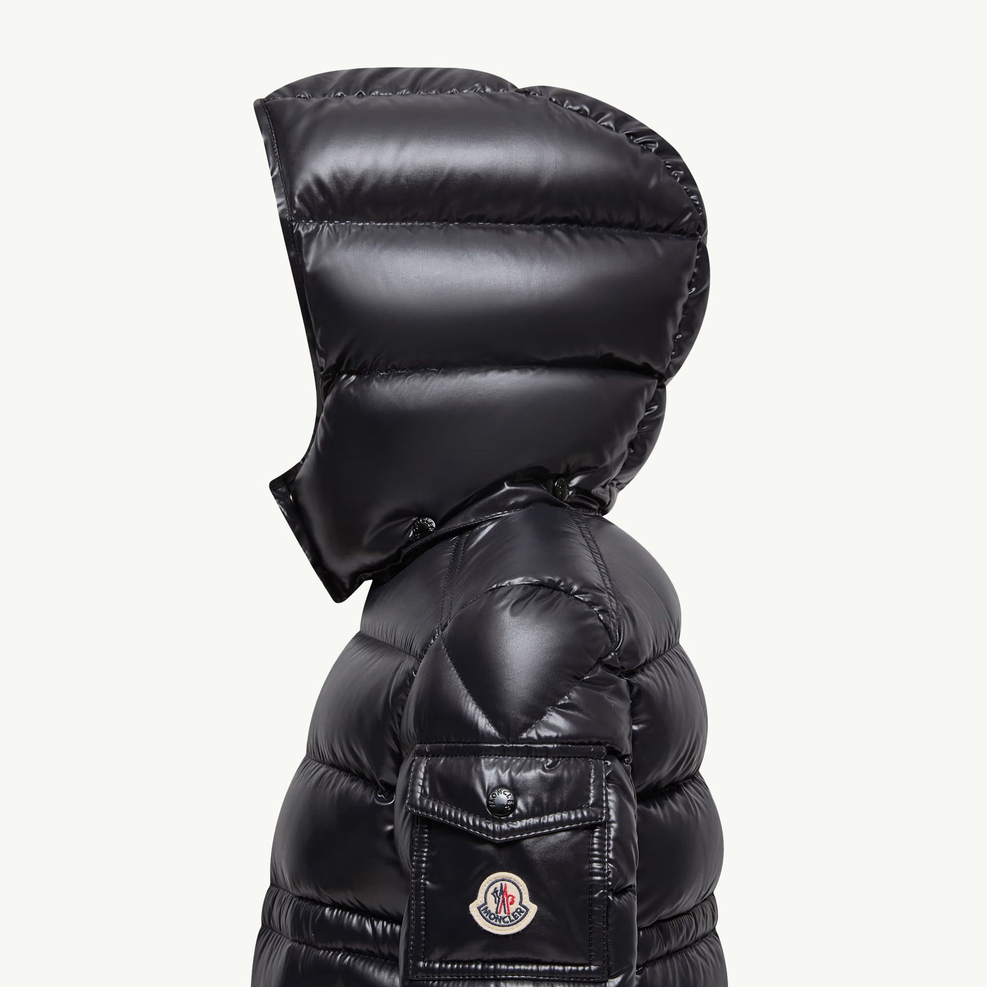 Girls Black "MAIRE" Padded Down Jacket