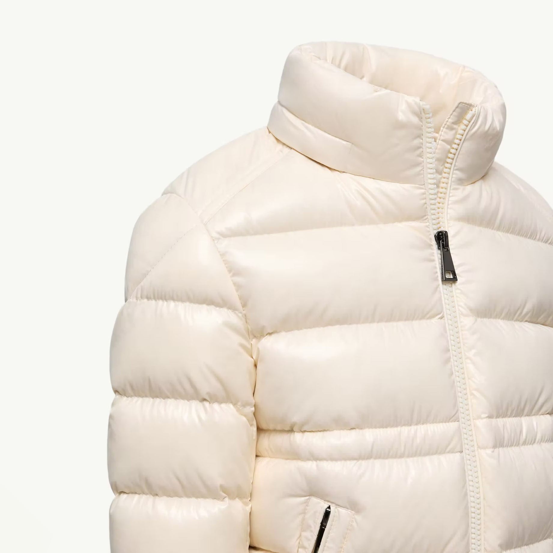 Girls Beige "MAIRE" Padded Down Jacket