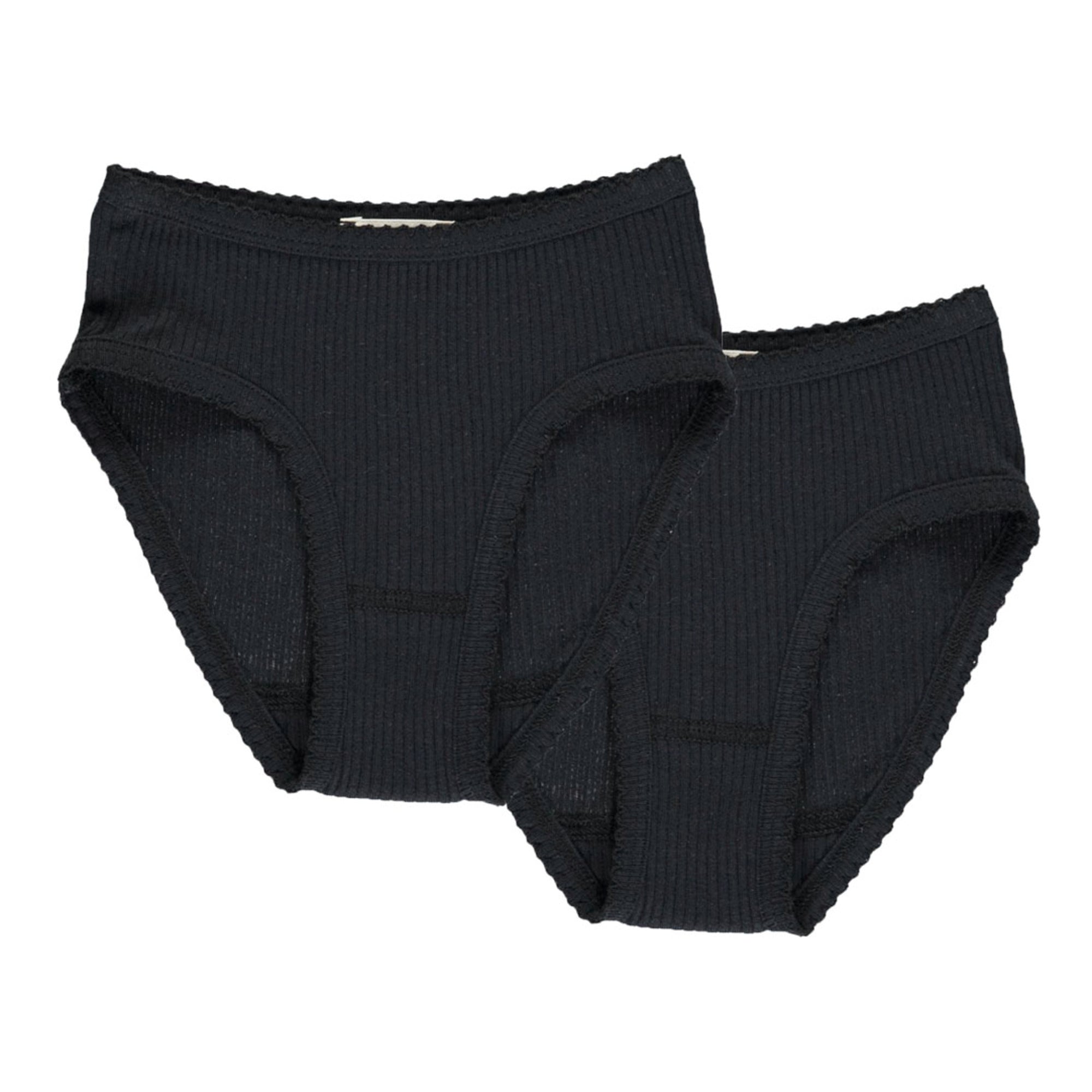 Girls Black Underwear Set(2 Pack)