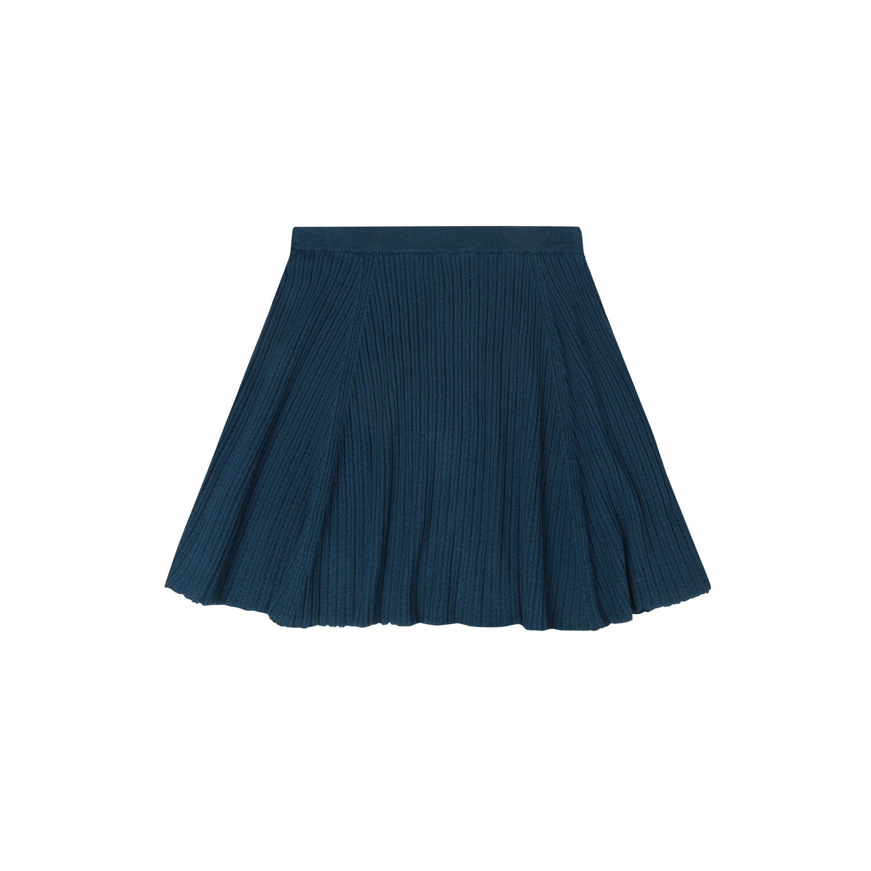 Girls Dark Blue Cotton Skirt