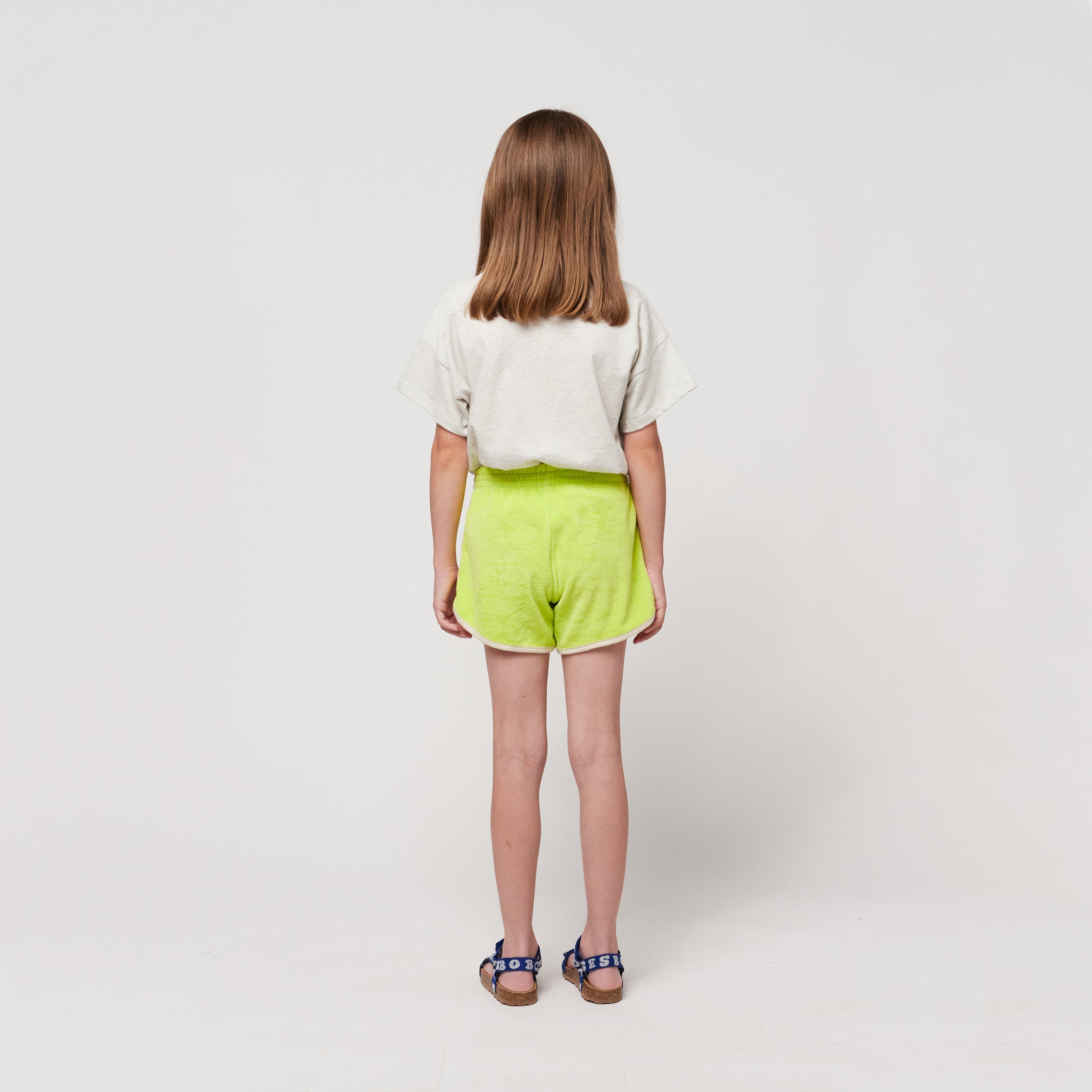 Boys & Girls Green Cotton Shorts