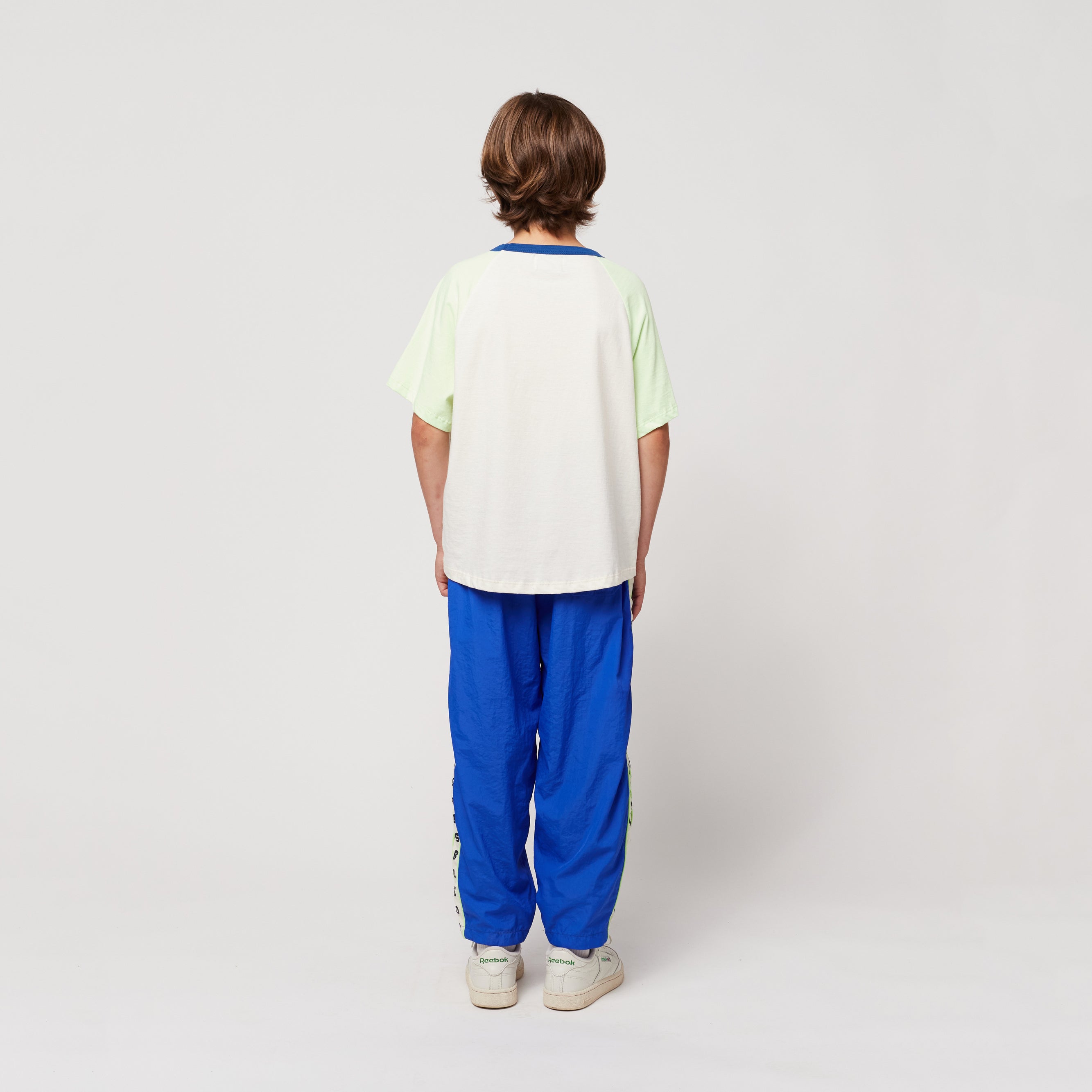 Boys & Girls Green Logo Cotton T-Shirt