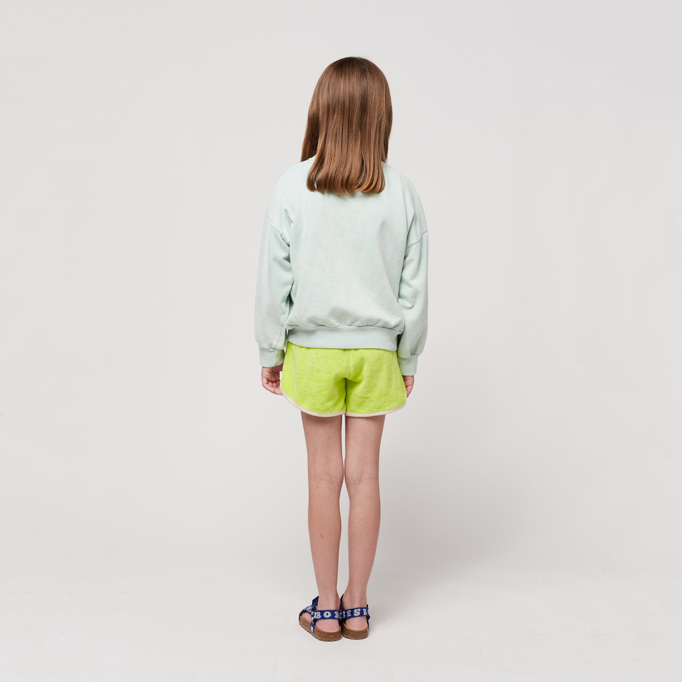 Boys & Girls Light Blue Cotton Sweatshirt