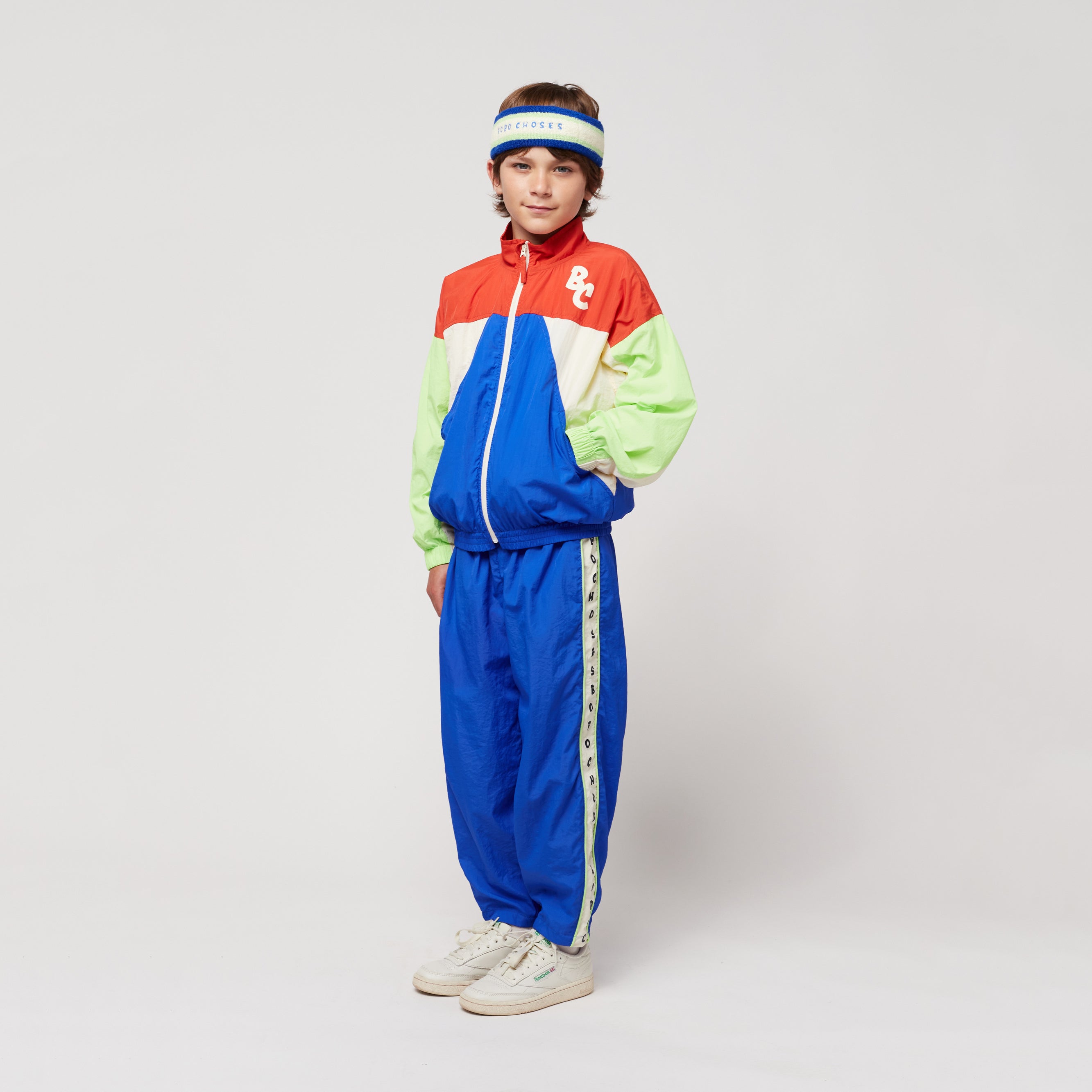 Boys Blue Logo Trousers