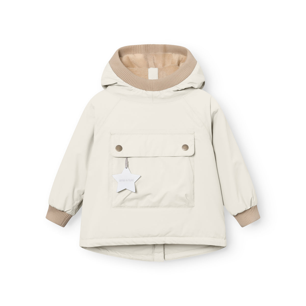 Baby Boys & Girls White "MATBABYWEN" Jacket