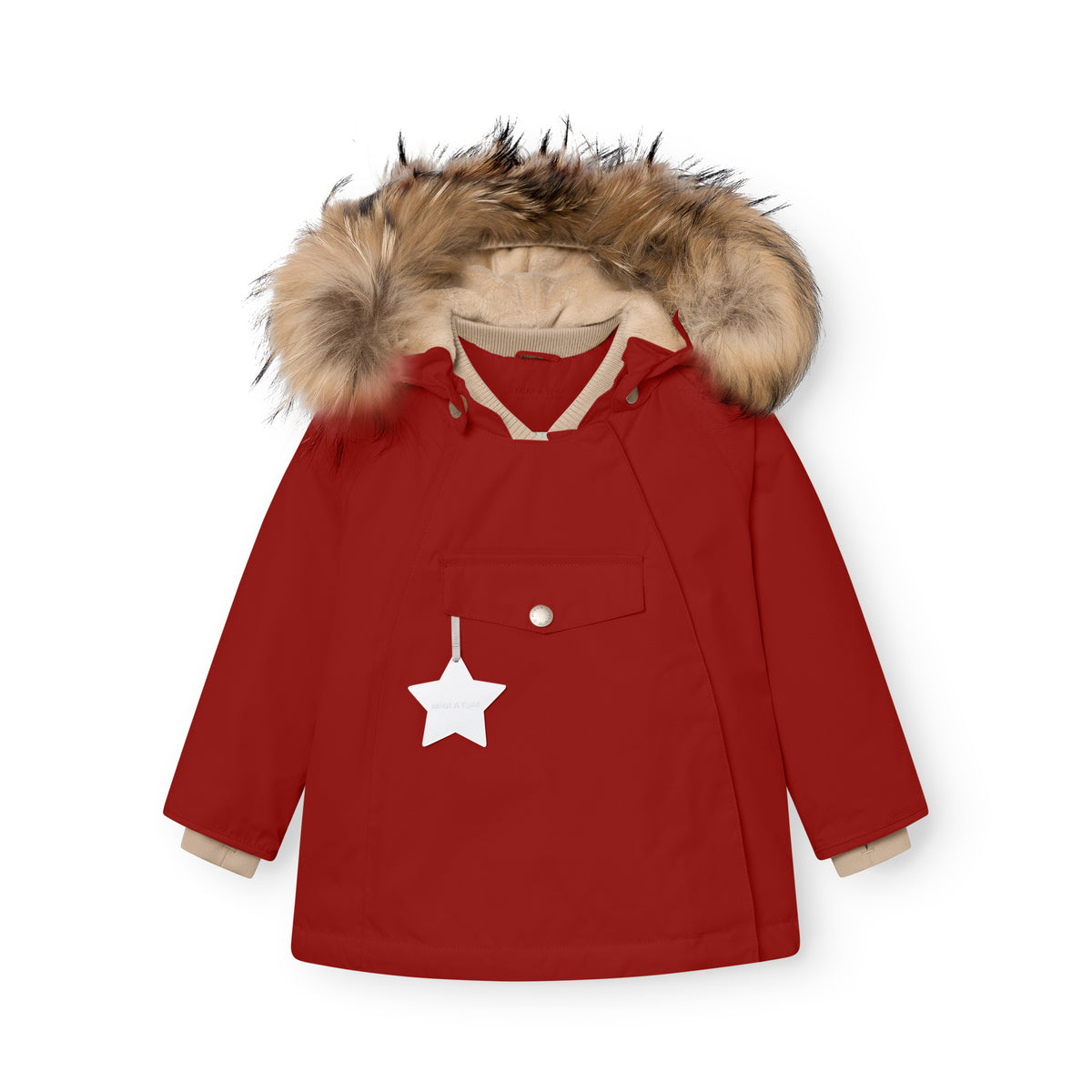 Boys & Girls Red "MATWANG" Jacket