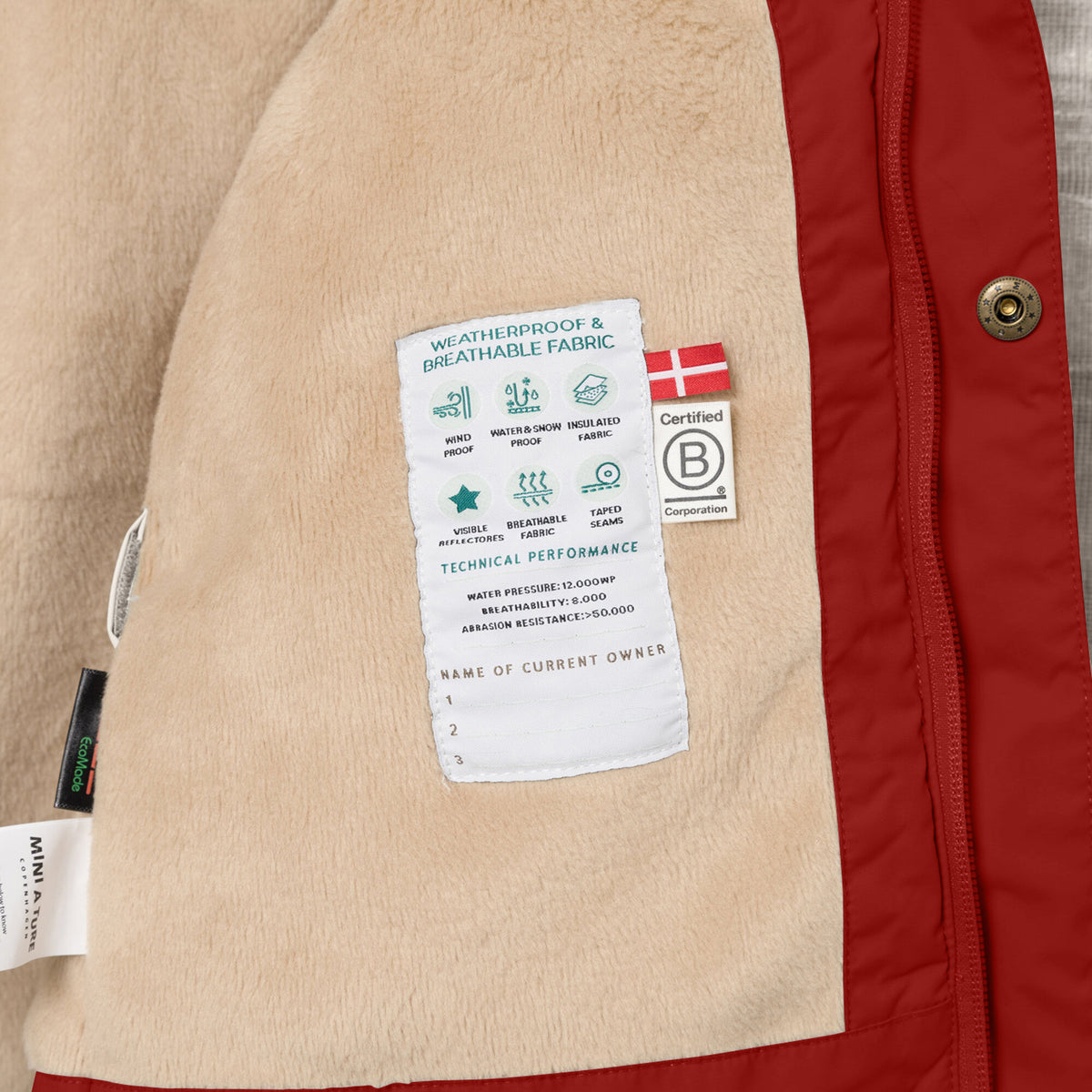 Boys & Girls Red "MATWALLY" Jacket