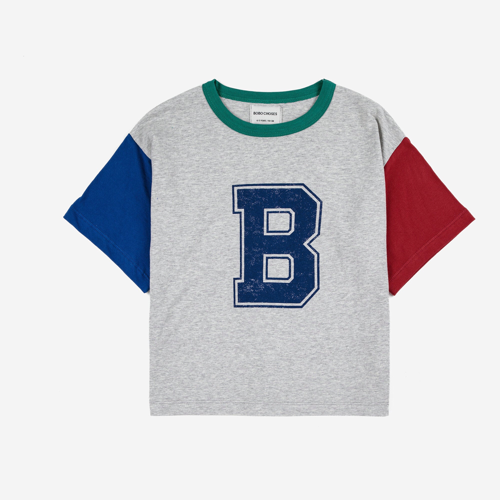 Boys & Girls Grey Logo Cotton T-Shirt
