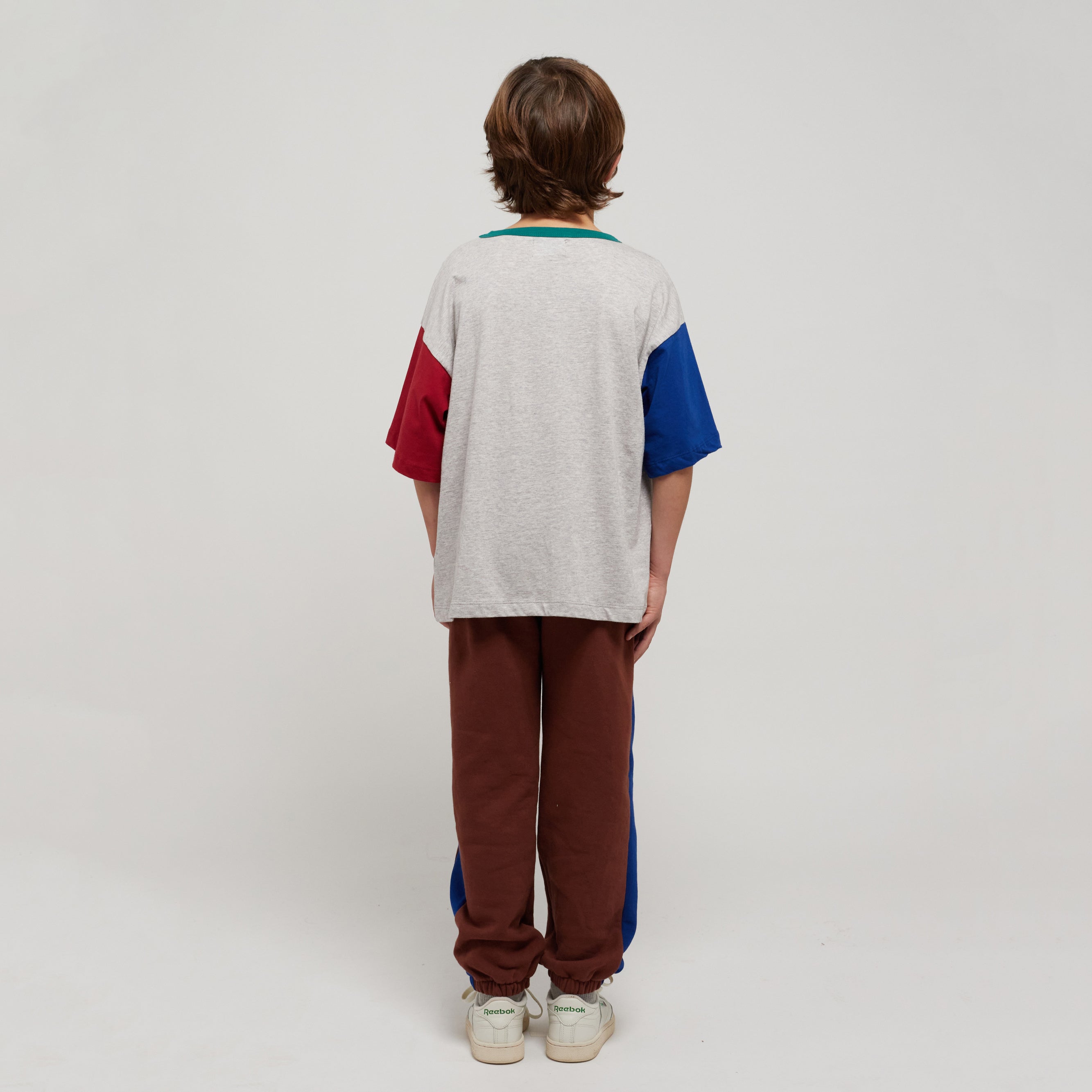 Boys & Girls Grey Logo Cotton T-Shirt
