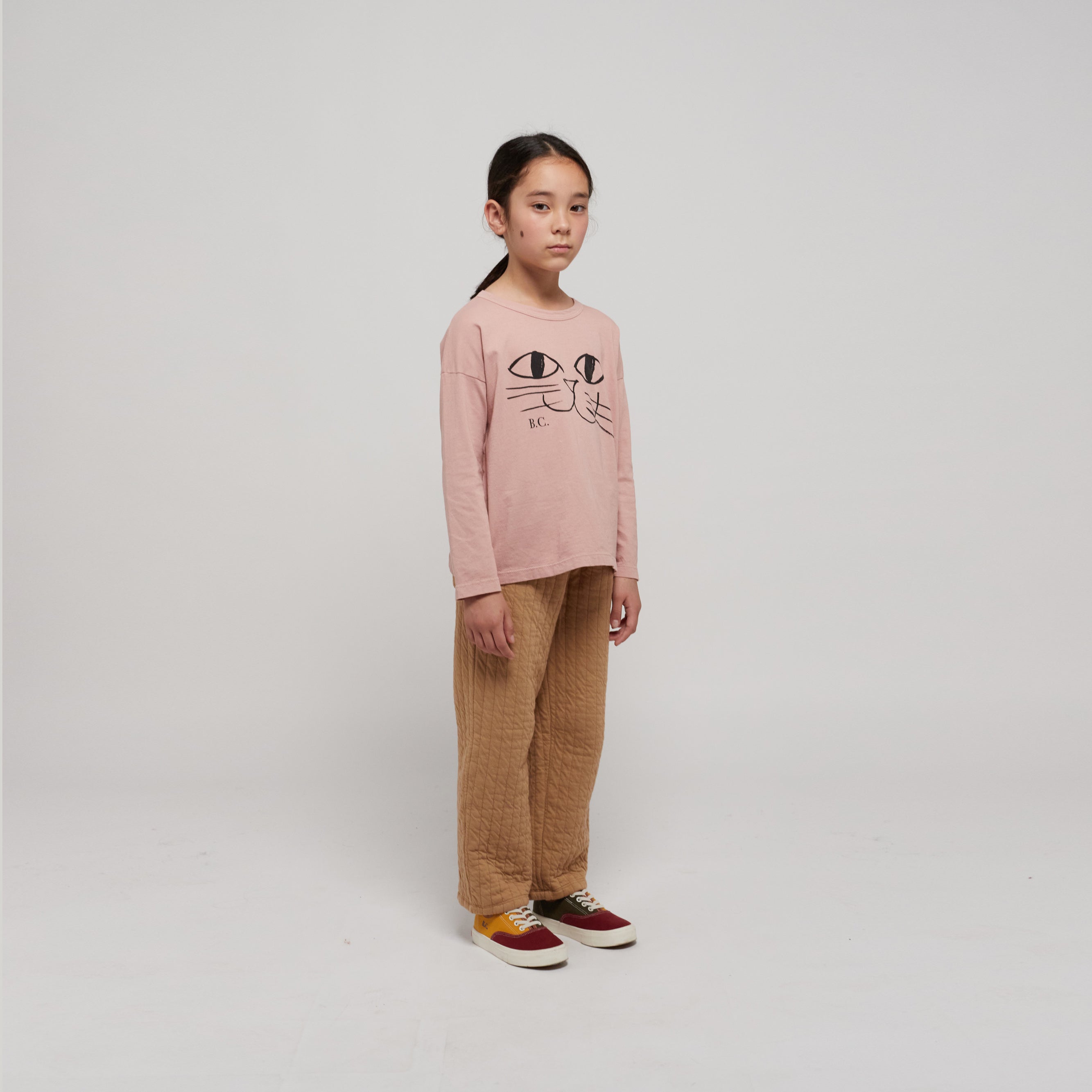 Boys & Girls Pink Logo Cotton T-Shirt