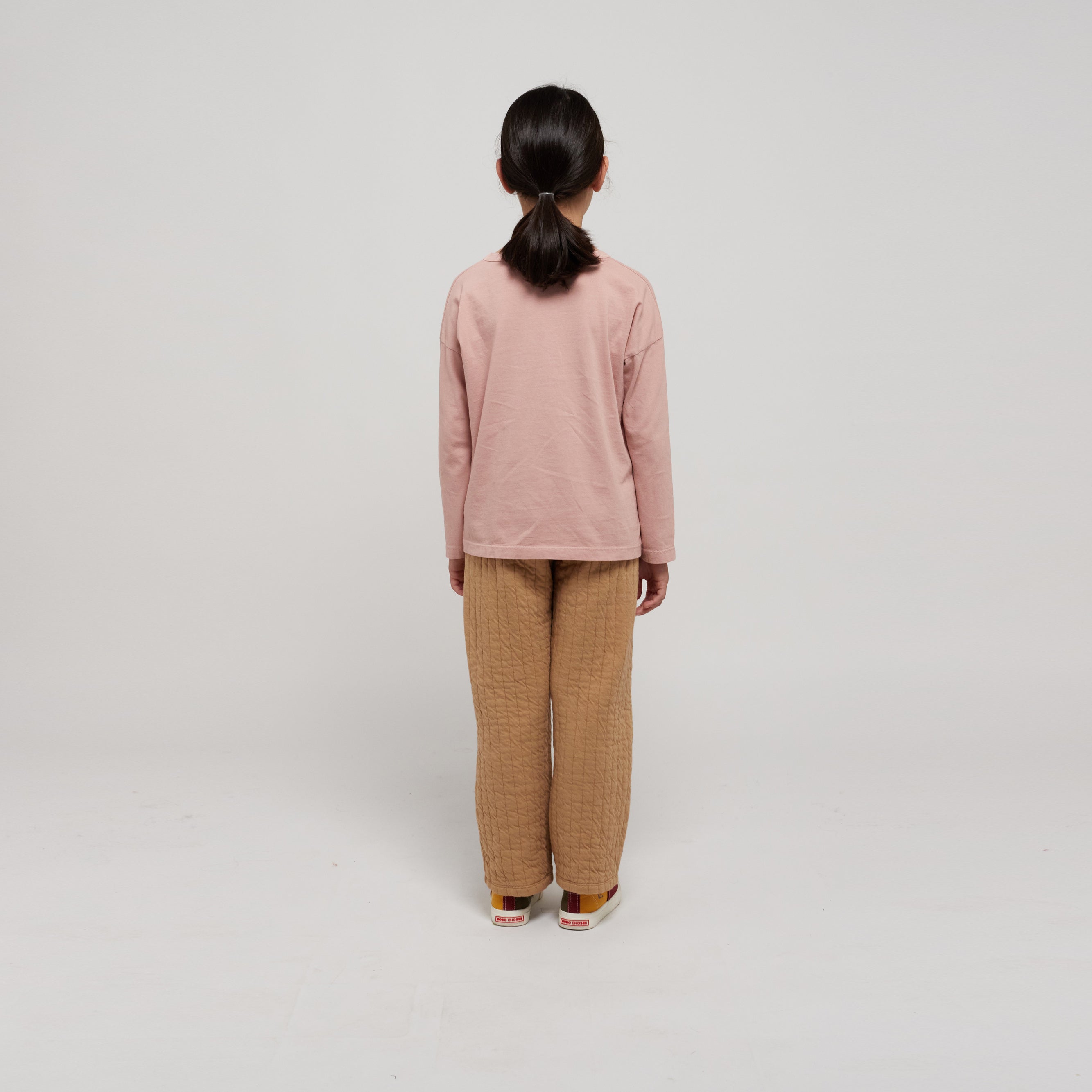 Boys & Girls Pink Logo Cotton T-Shirt