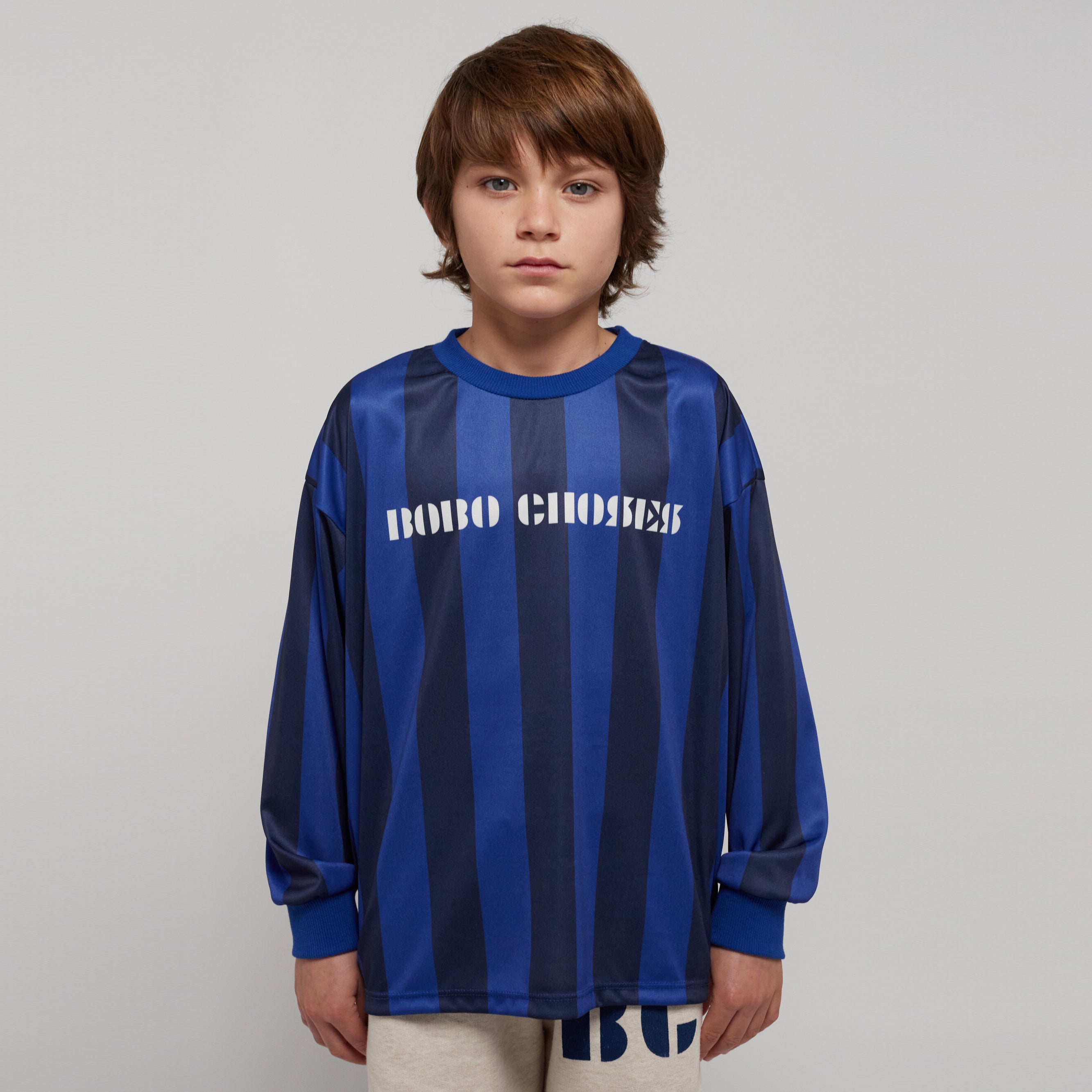 Boys & Girls Blue Stripes Sport T-Shirt