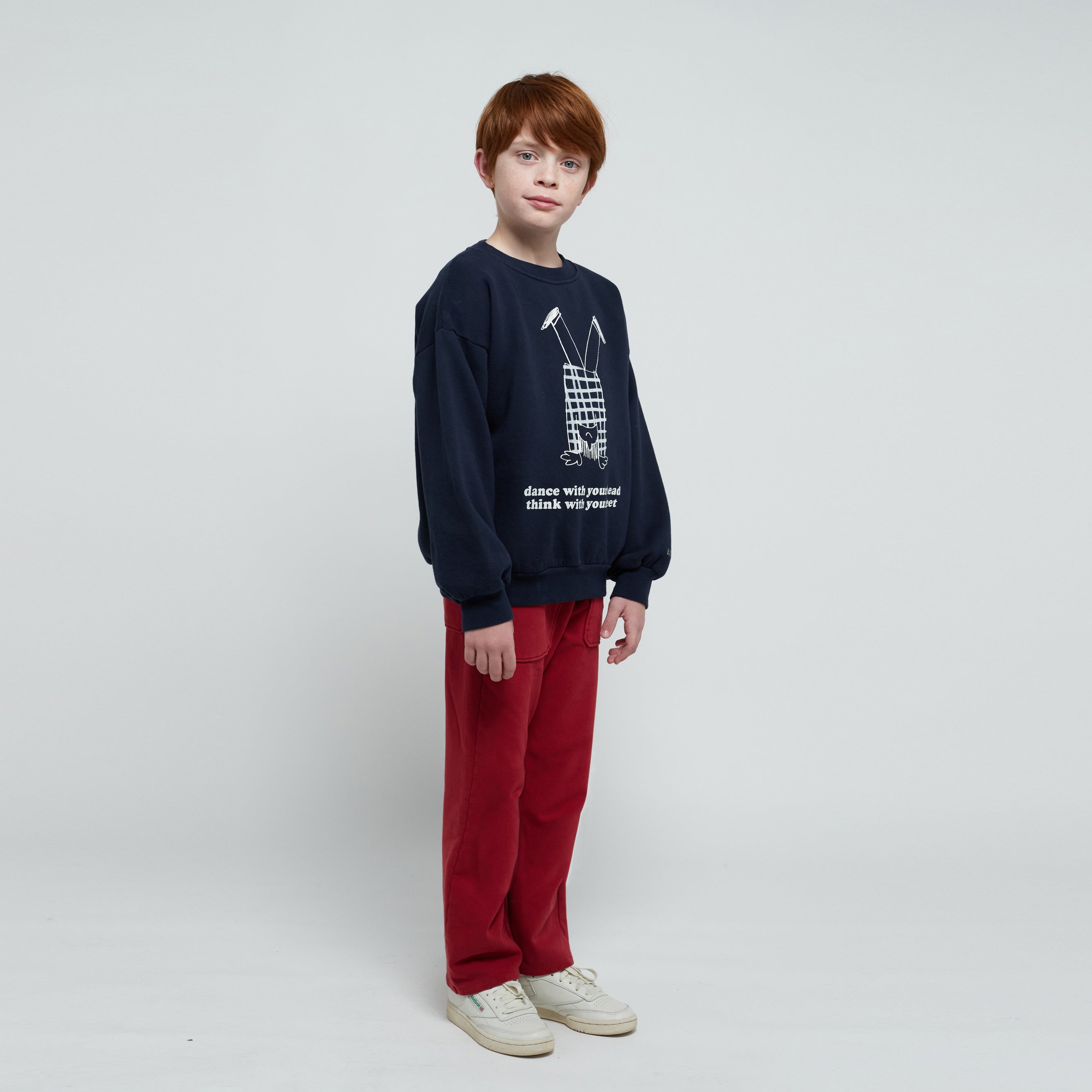 Boys & Girls Red Cotton Trousers