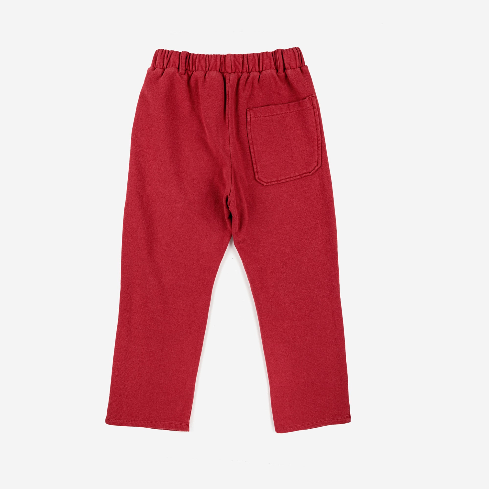 Boys & Girls Red Cotton Trousers