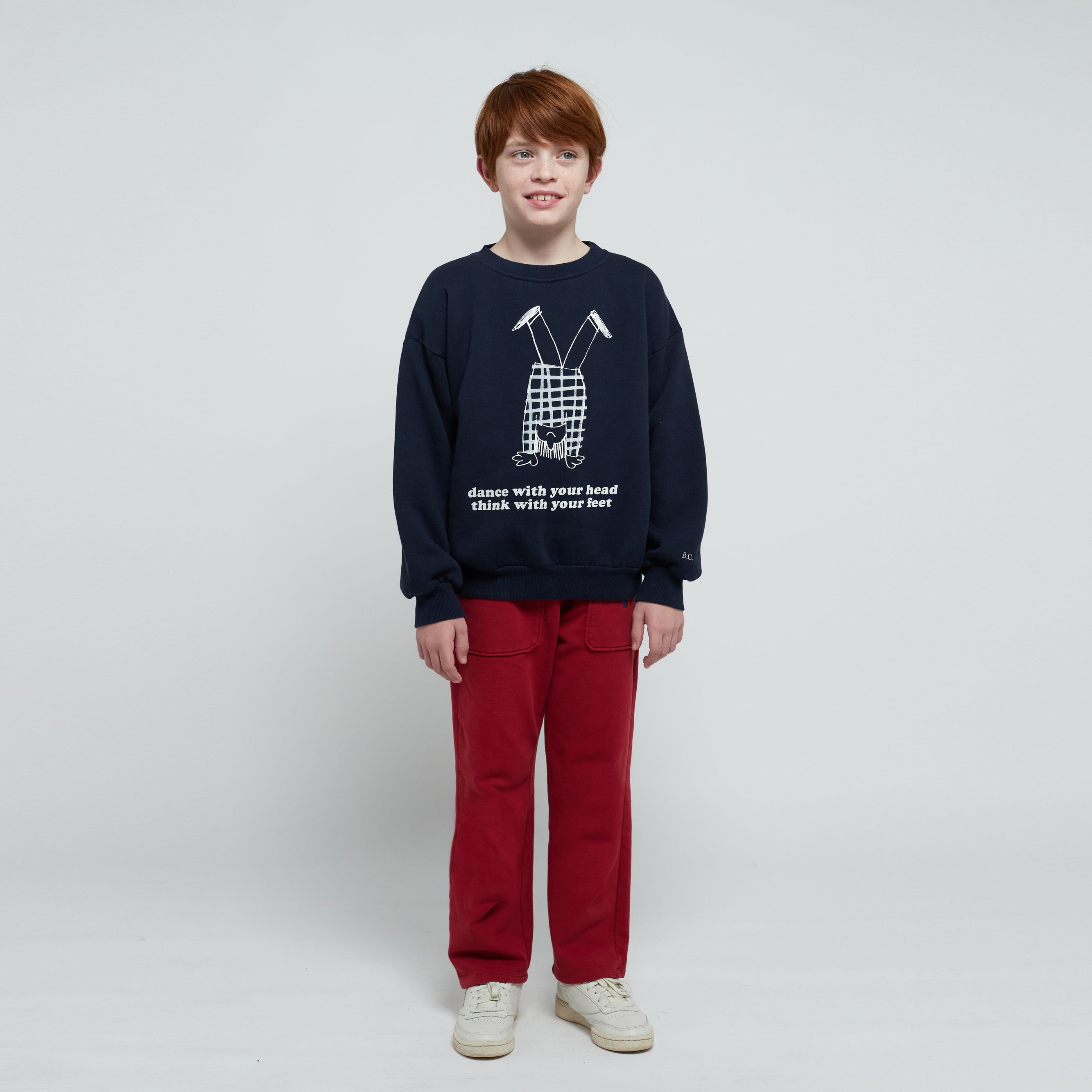 Boys & Girls Red Cotton Trousers