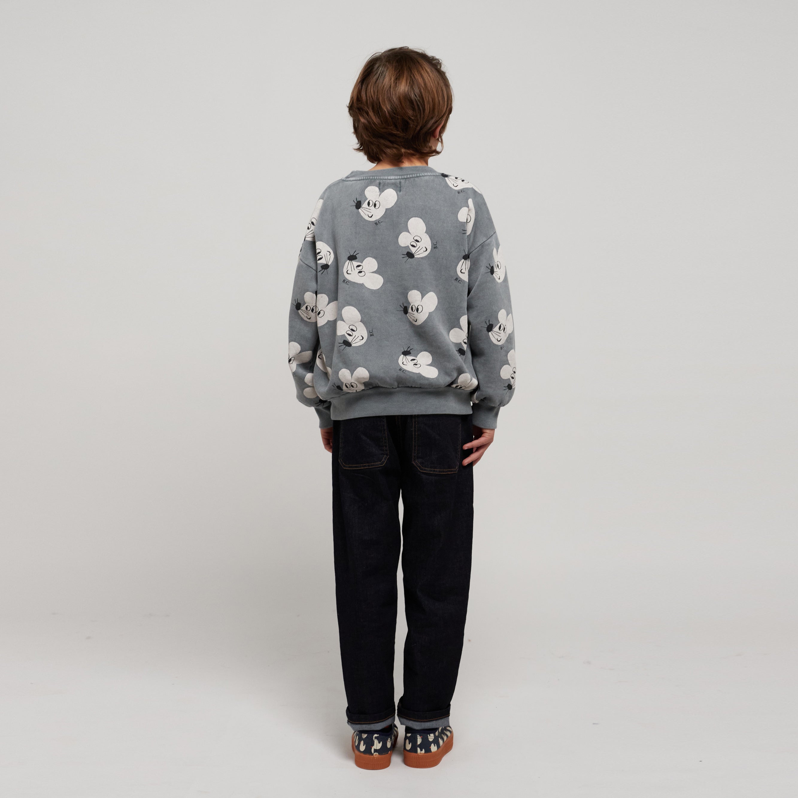 Boys & Girls Navy Denim Trousers