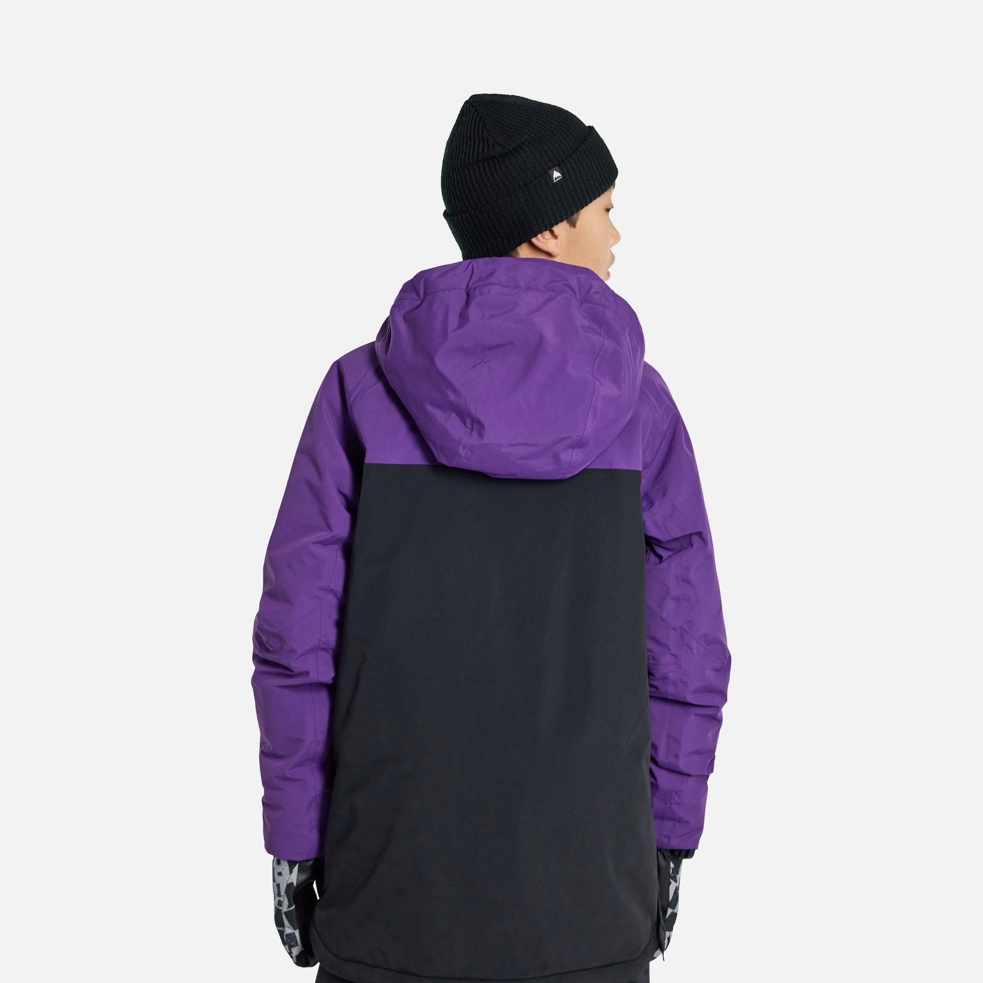 Boys & Girls Purple 2L Hooded Ski Jacket