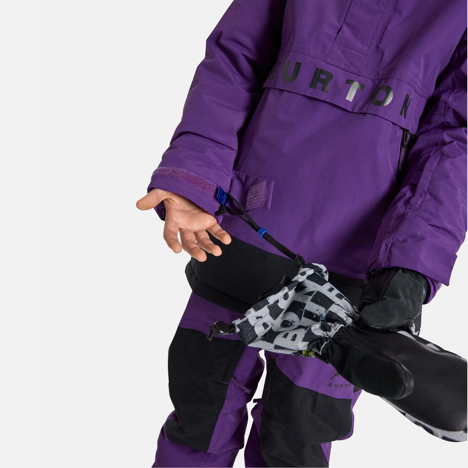 Boys & Girls Purple 2L Hooded Ski Jacket