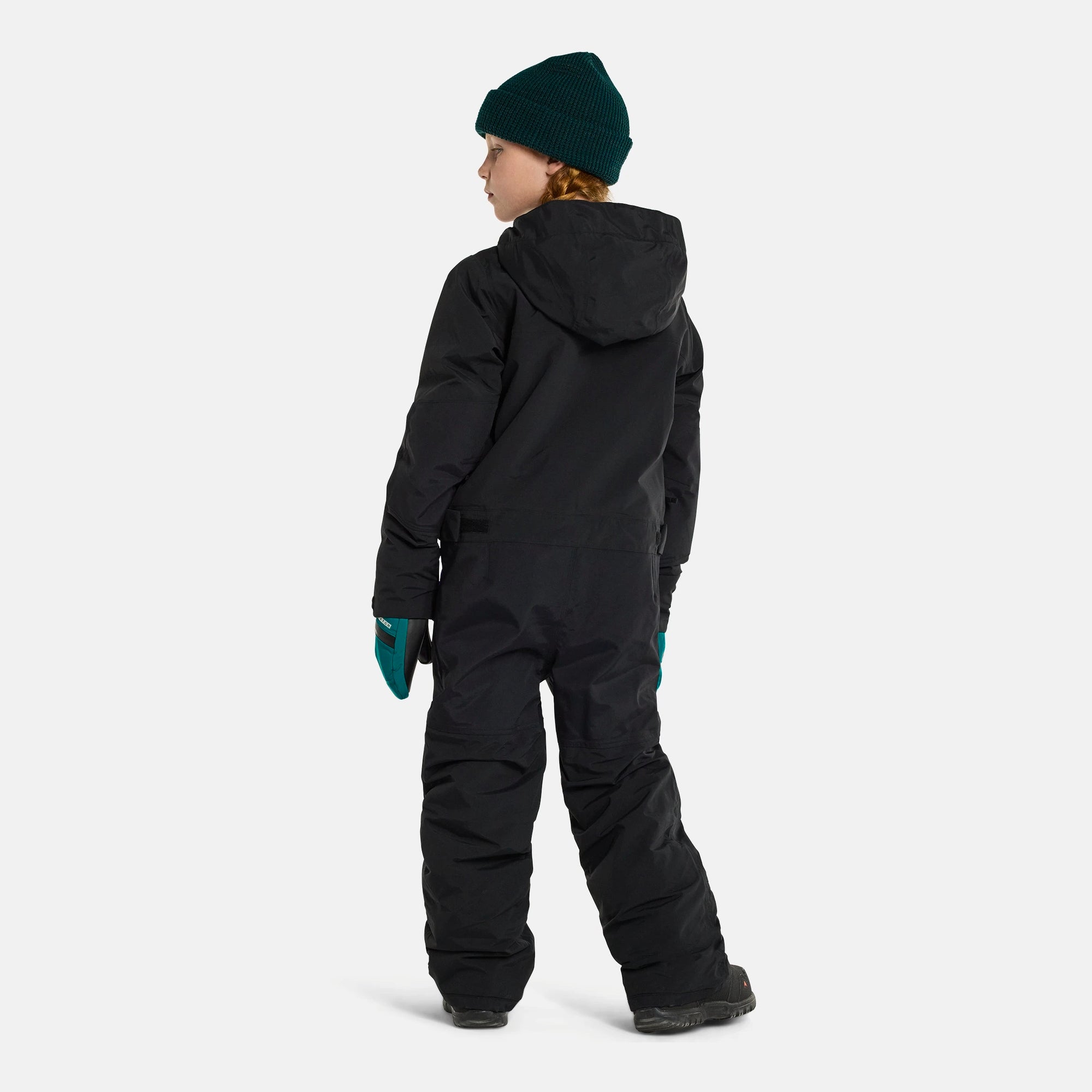 Boys & Girls Black 2L One Piece Snowsuit