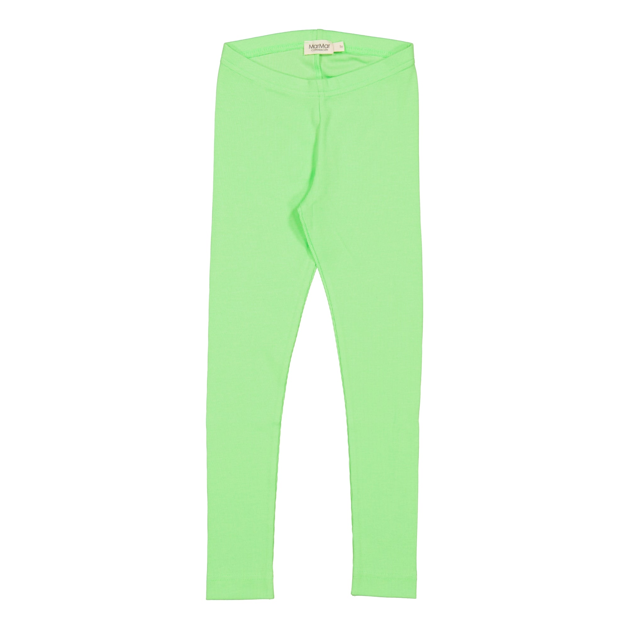 Girls Fluo Green Leggings