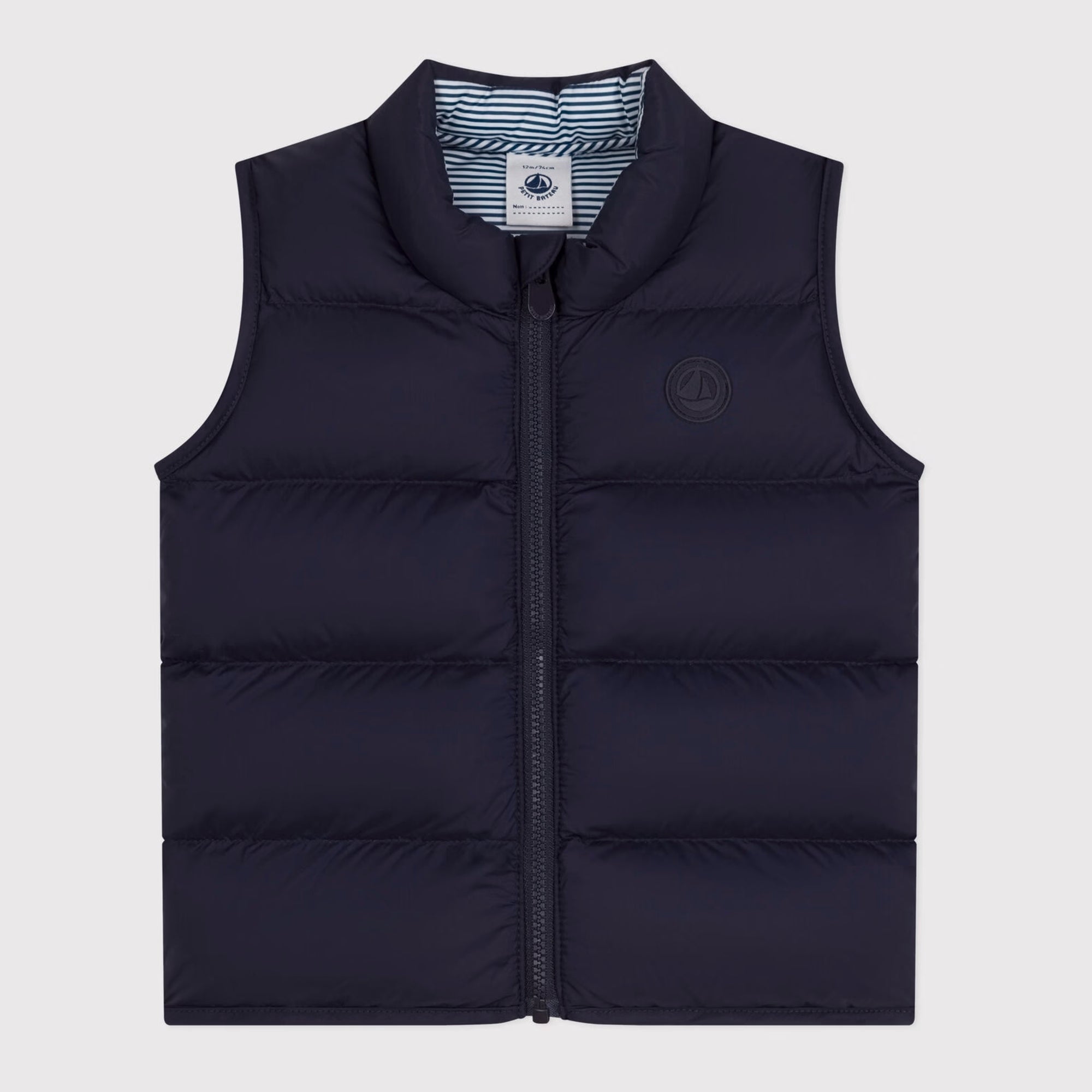 Baby Boys Navy Padded Gilet