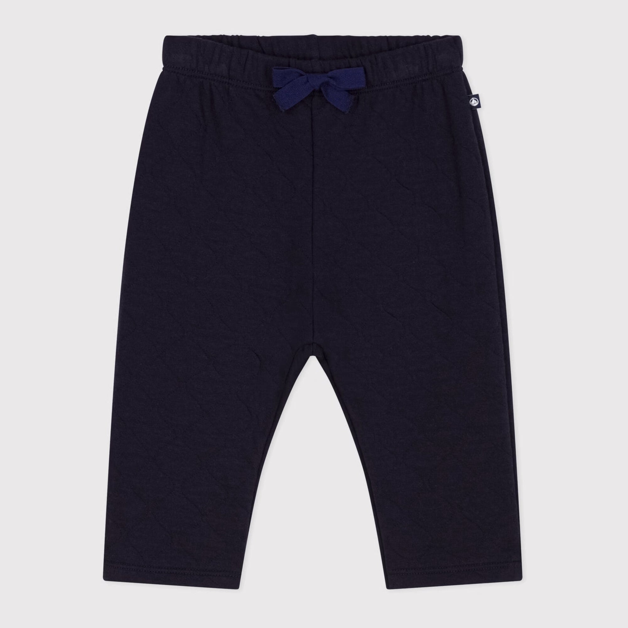 Baby Boys & Girls Navy Cotton Trousers