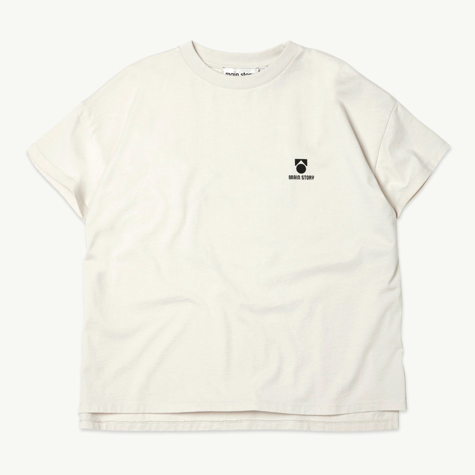 Boys & Girls White Cotton T-Shirt