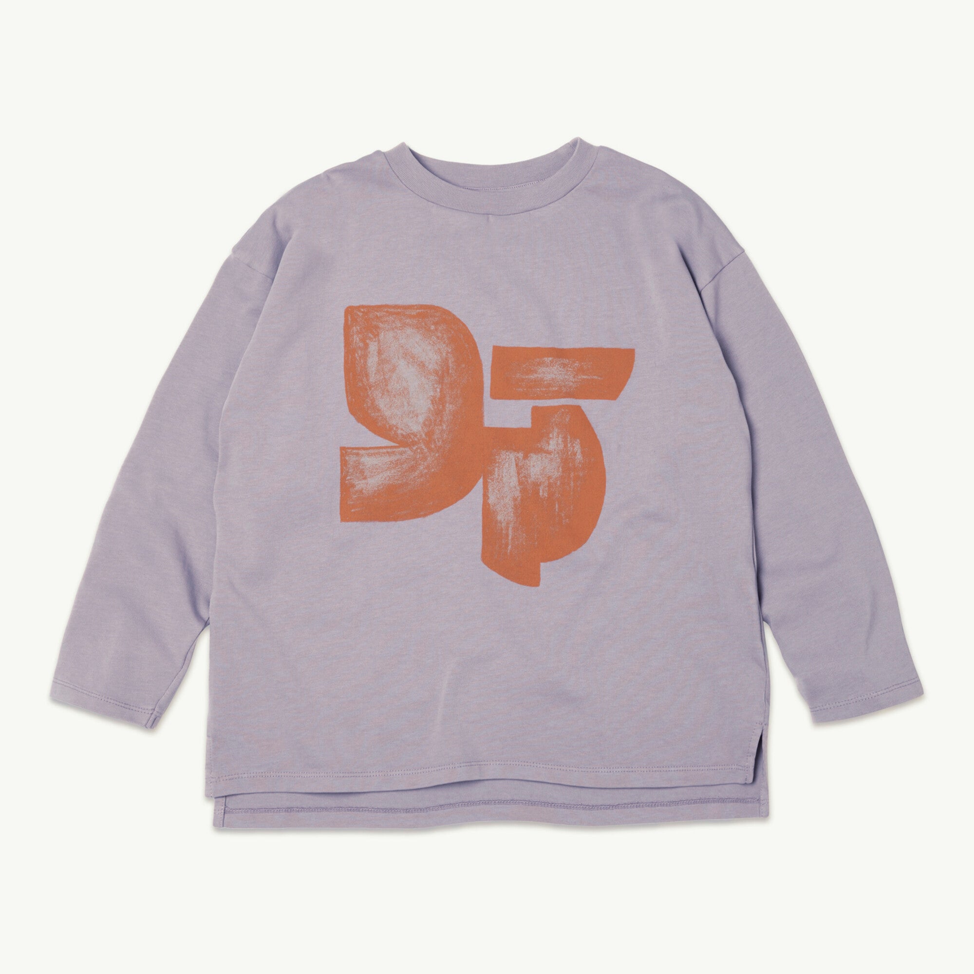 Boys & Girls Purple Printed Cotton T-Shirt