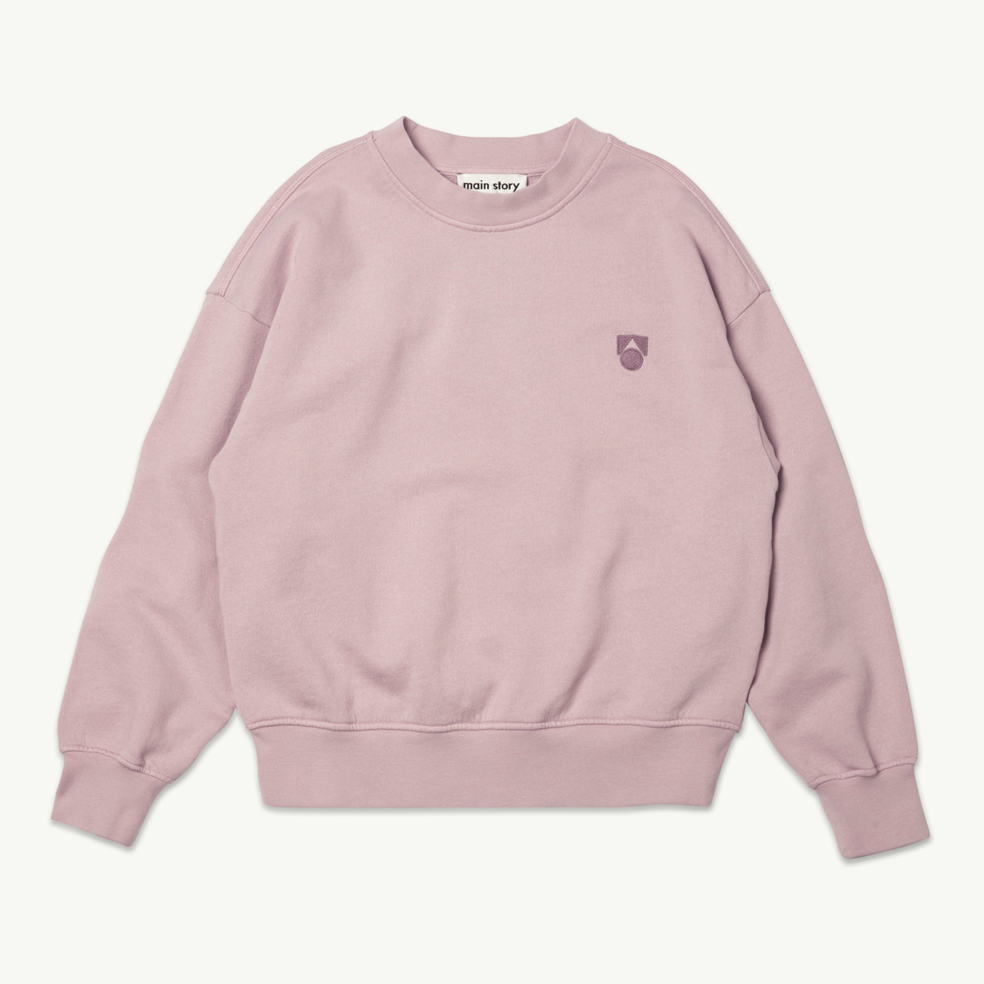 Boys & Girls Light Pink Cotton Sweatshirt