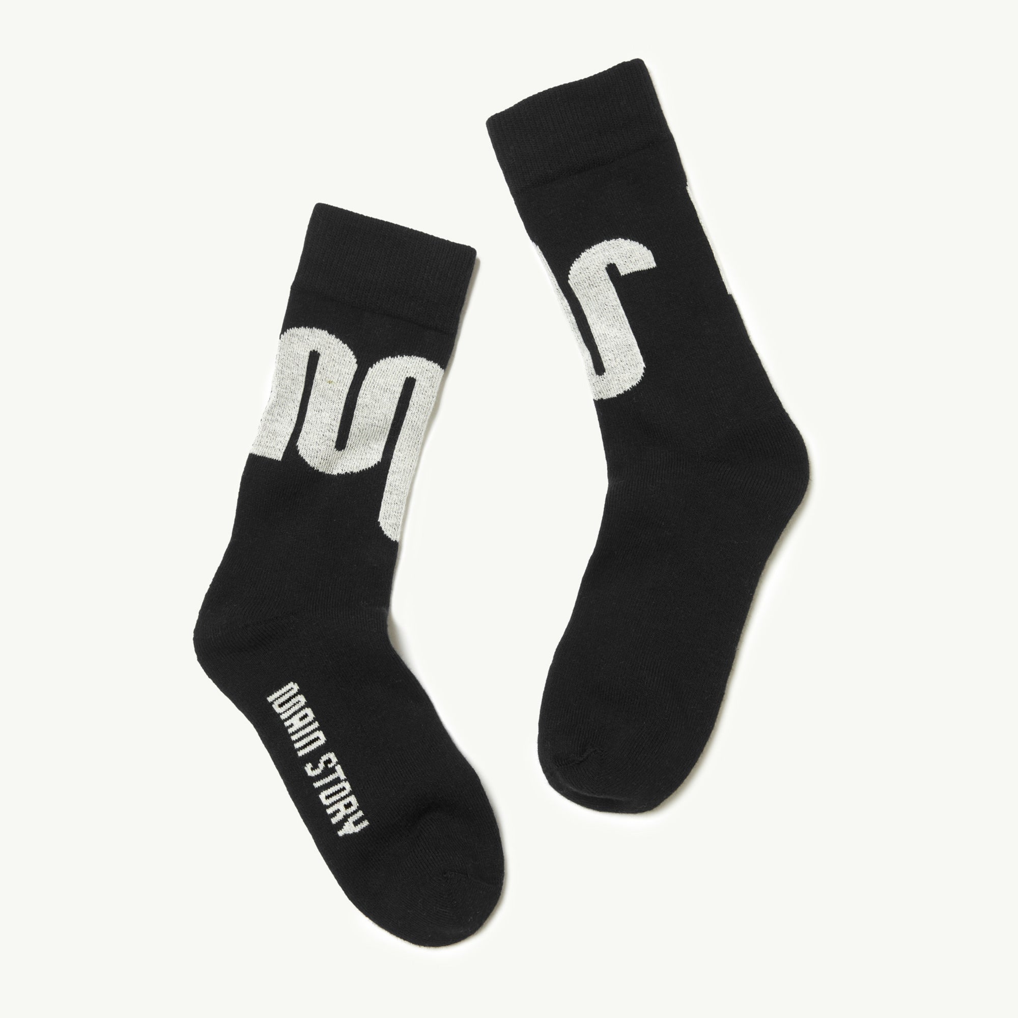 Boys & Girls Black Cotton Socks