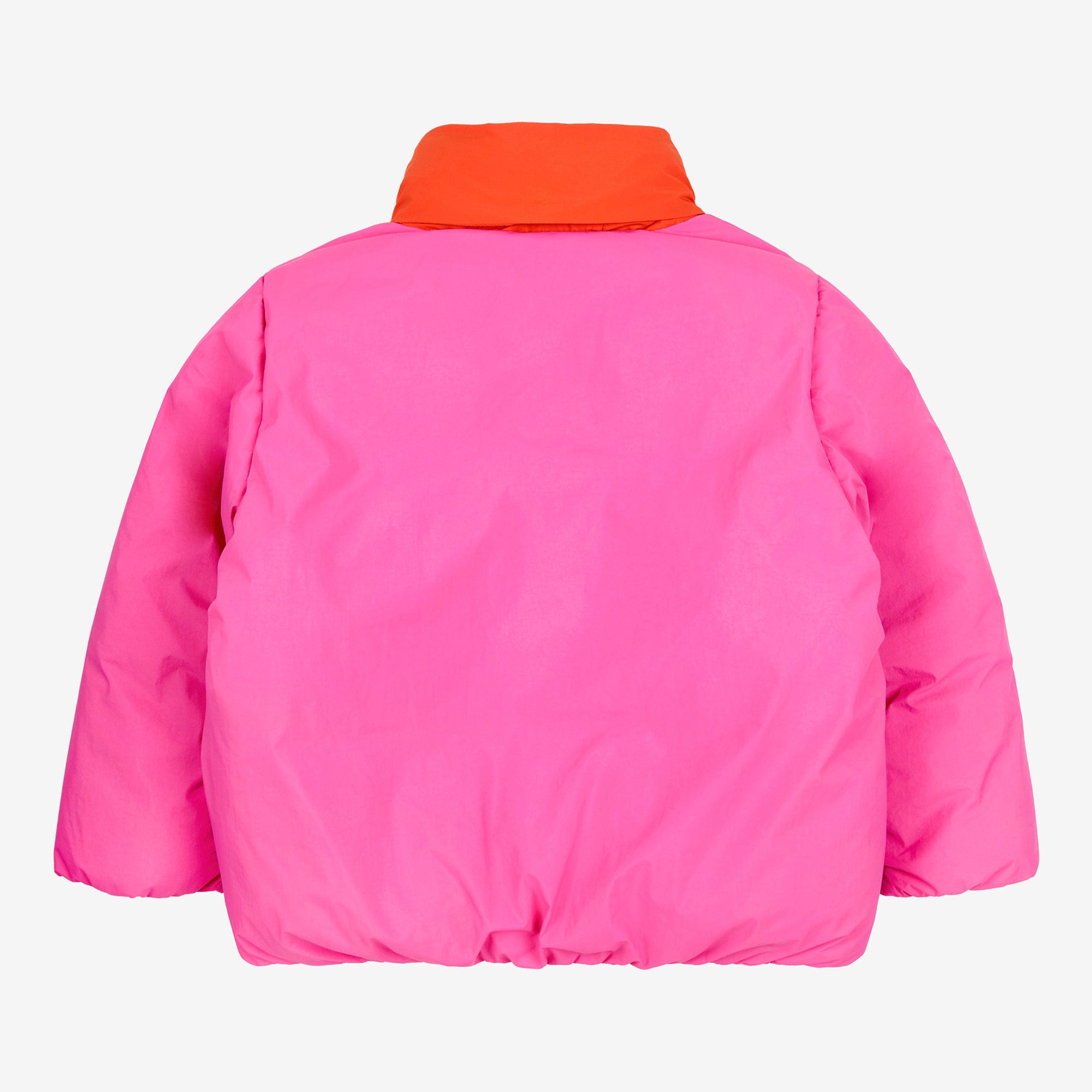 Girls Fluo Pink Padded Jacket