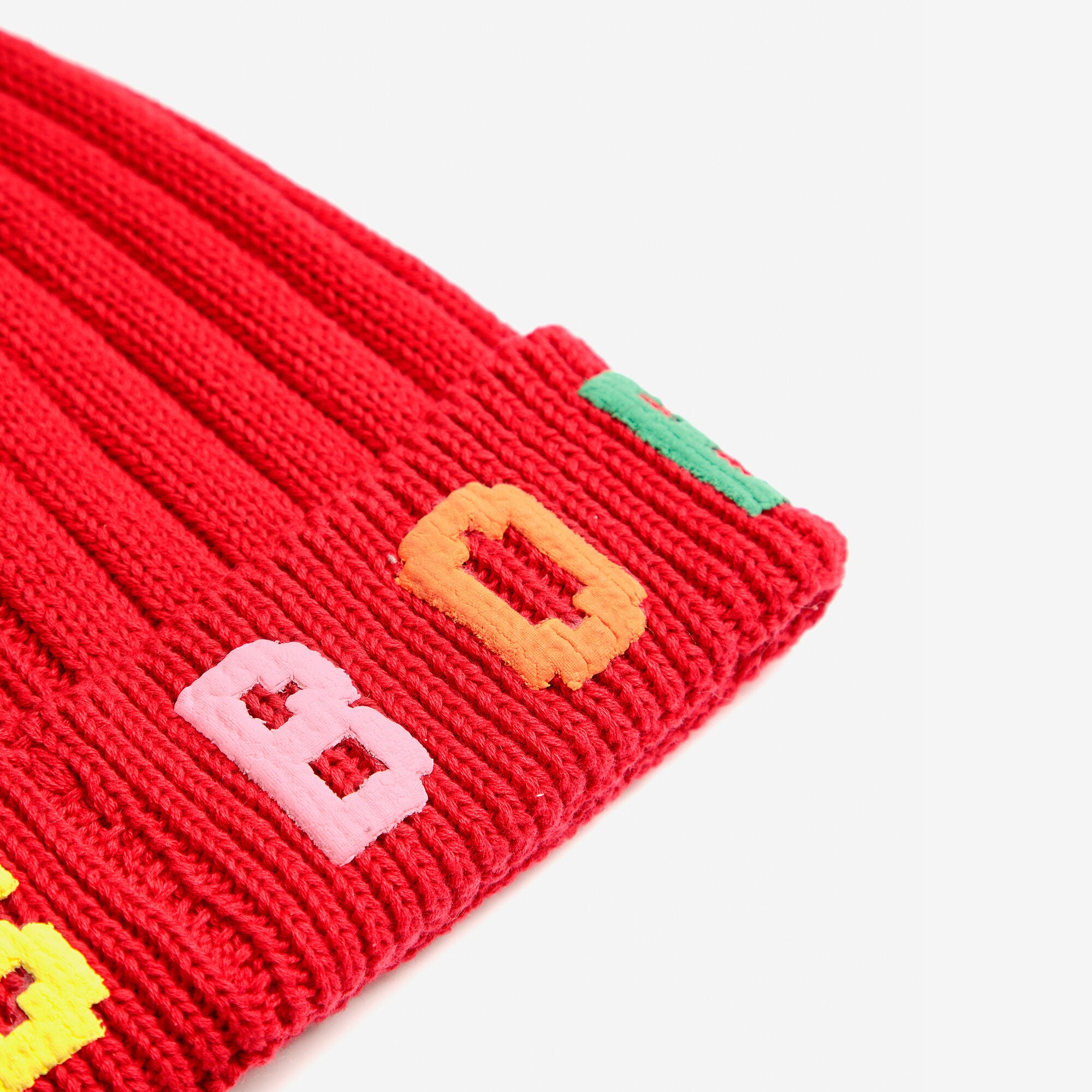 Boys & Girls Red Logo Knit Hat