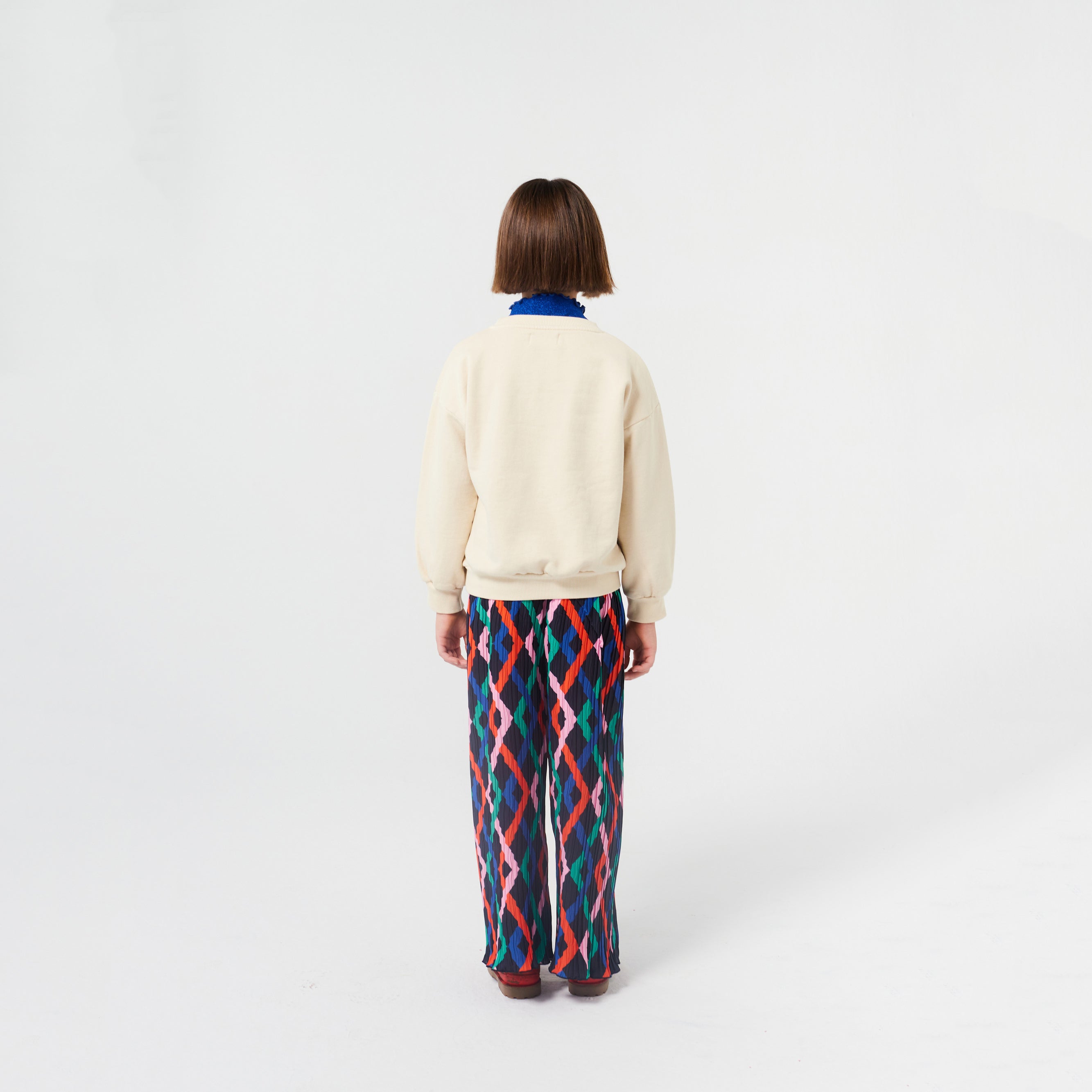 Boys & Girls White Gingerbread Printed Cotton Sweatshirt