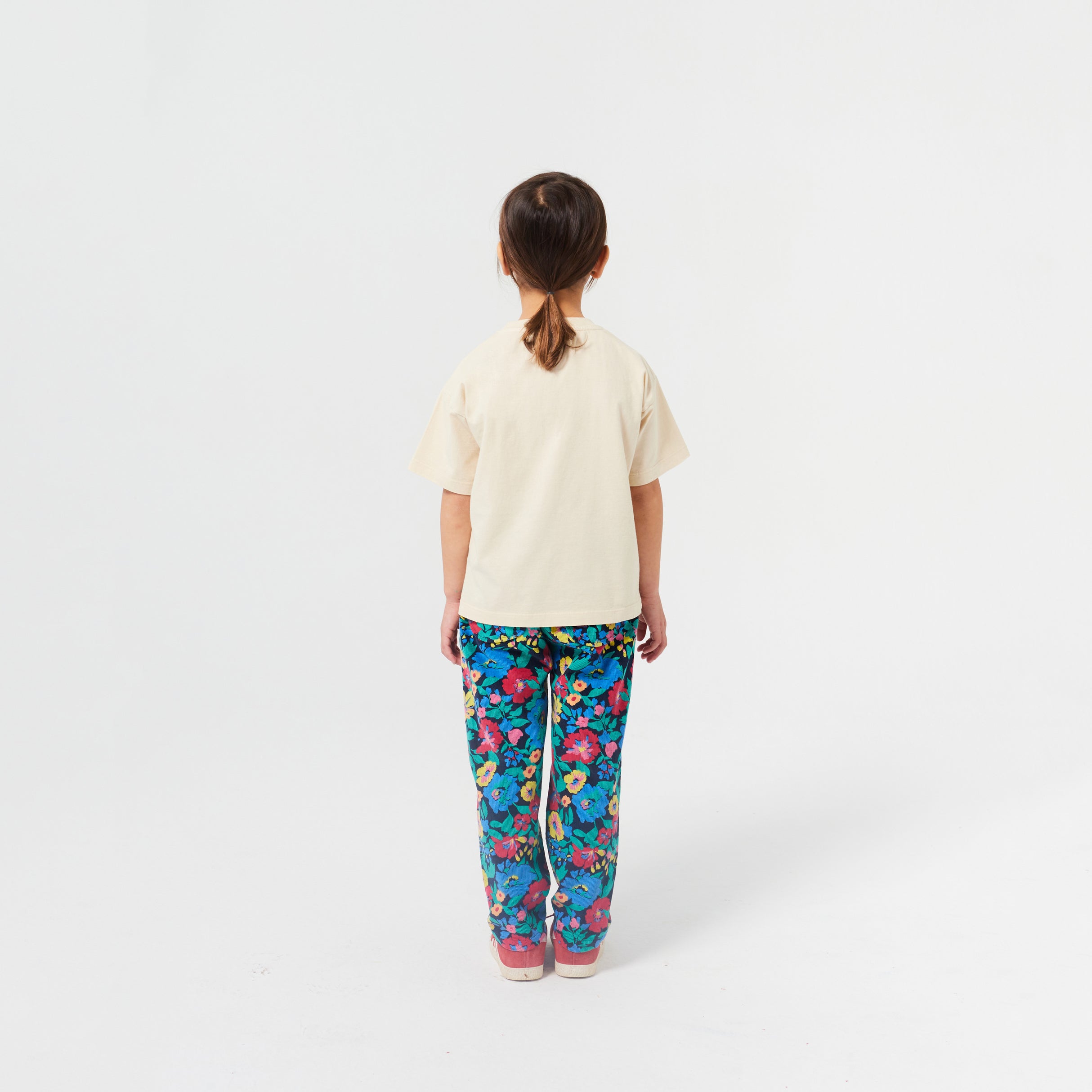 Boys & Girls White Gingerbread Printed Cotton T-Shirt