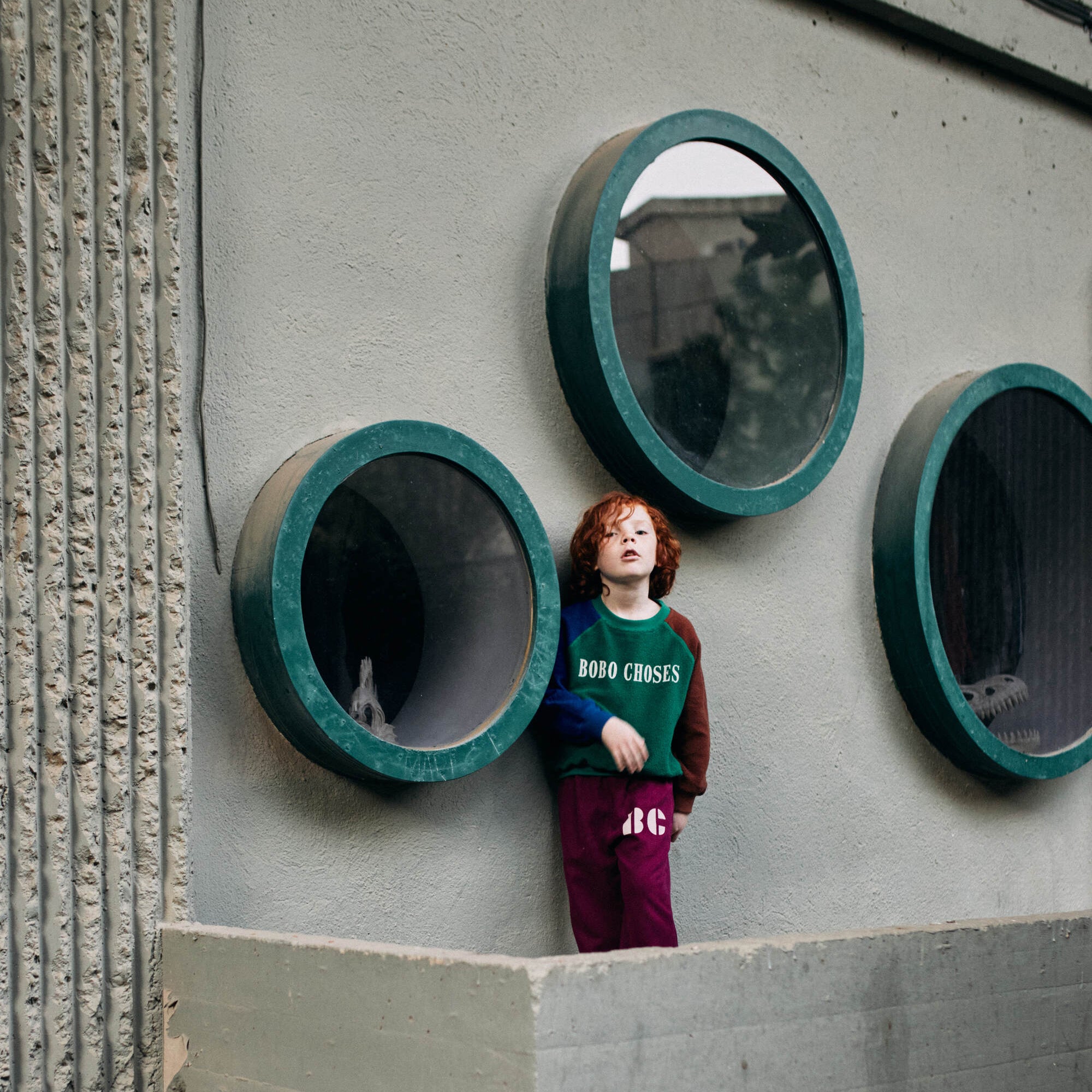 Boys & Girls Green Logo Fleece Sweatshirt