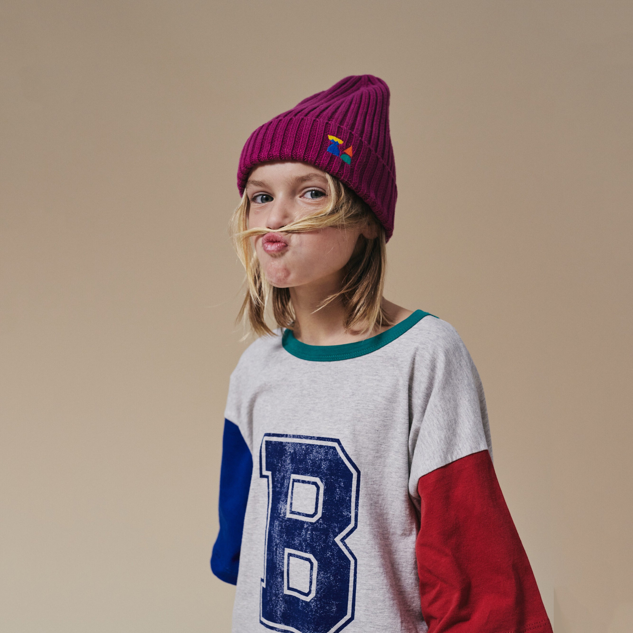 Boys & Girls Grey Logo Cotton T-Shirt